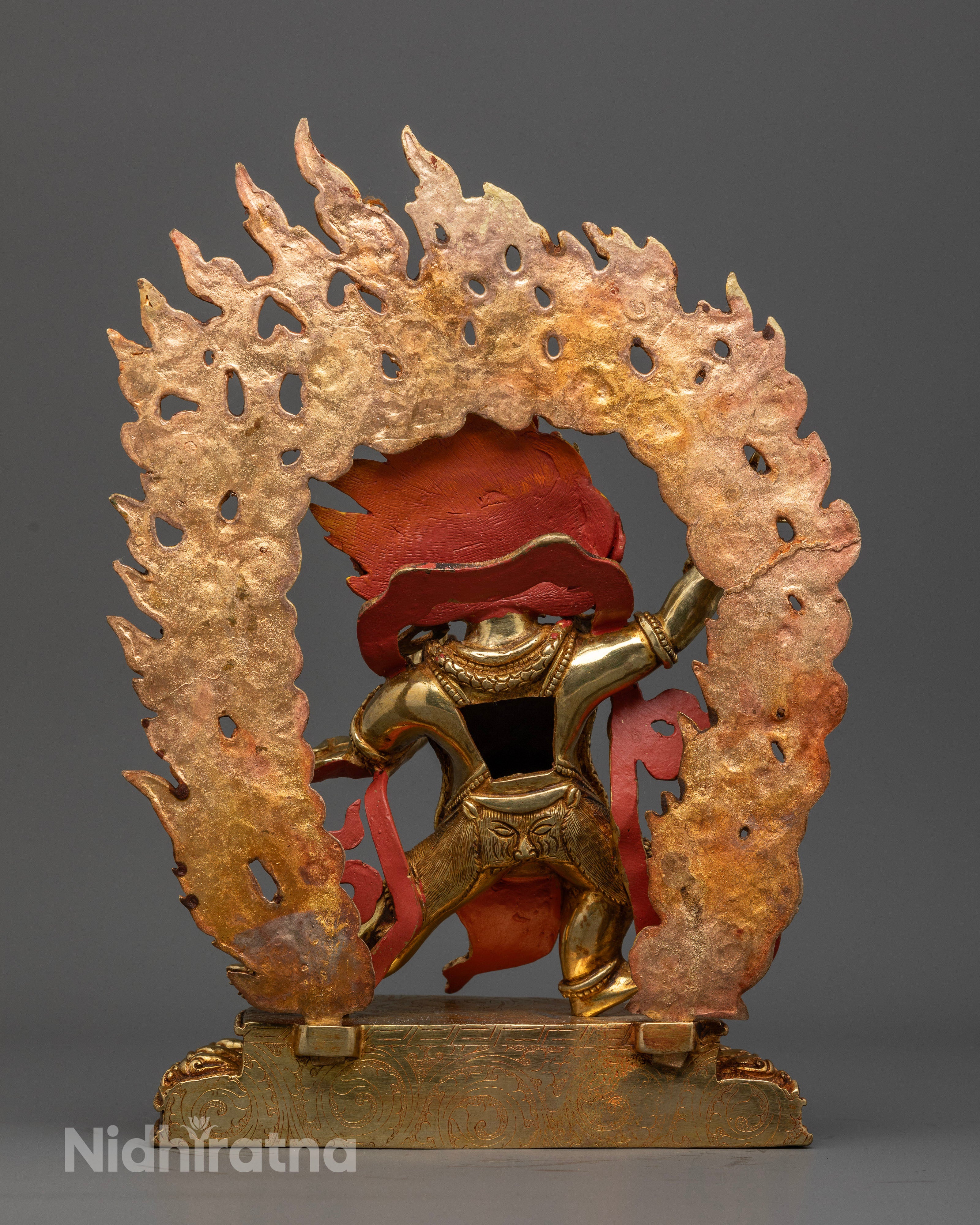 Sacred Handmade Vajrapani Statue: Ideal for Empowering Your Space