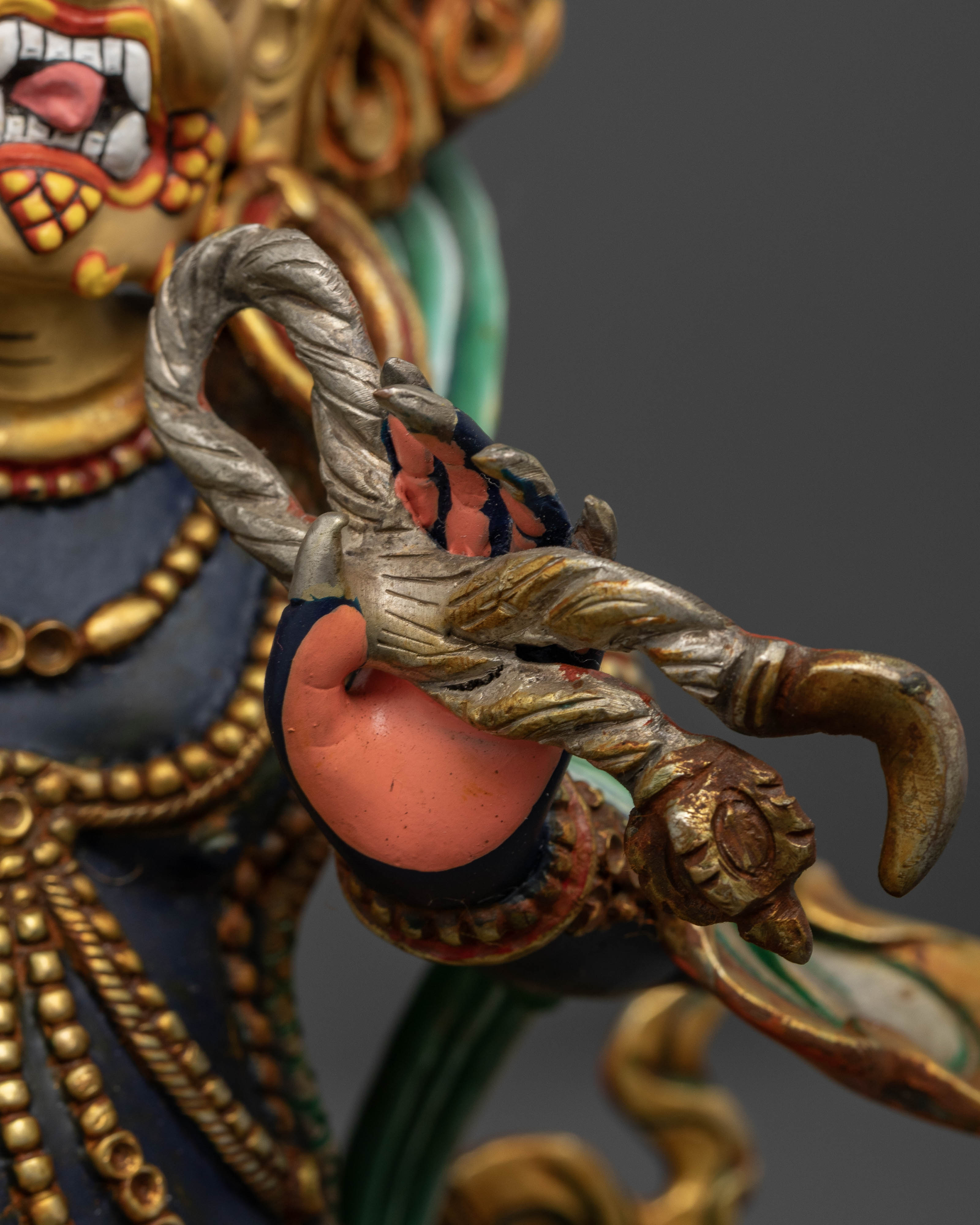 Handmade Vajrapani Sculpture for Spiritual Defense