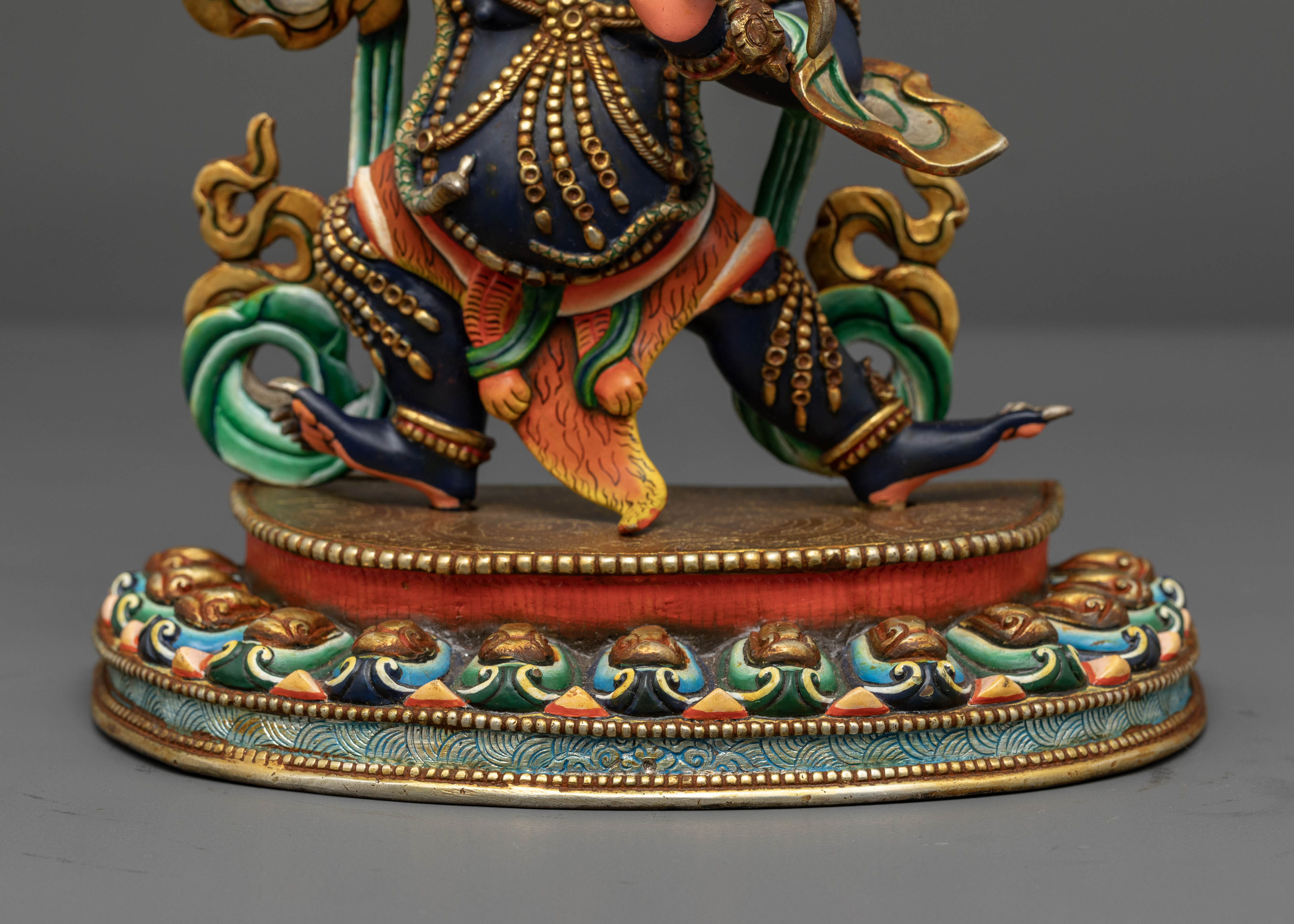 Handmade Vajrapani Sculpture for Spiritual Defense