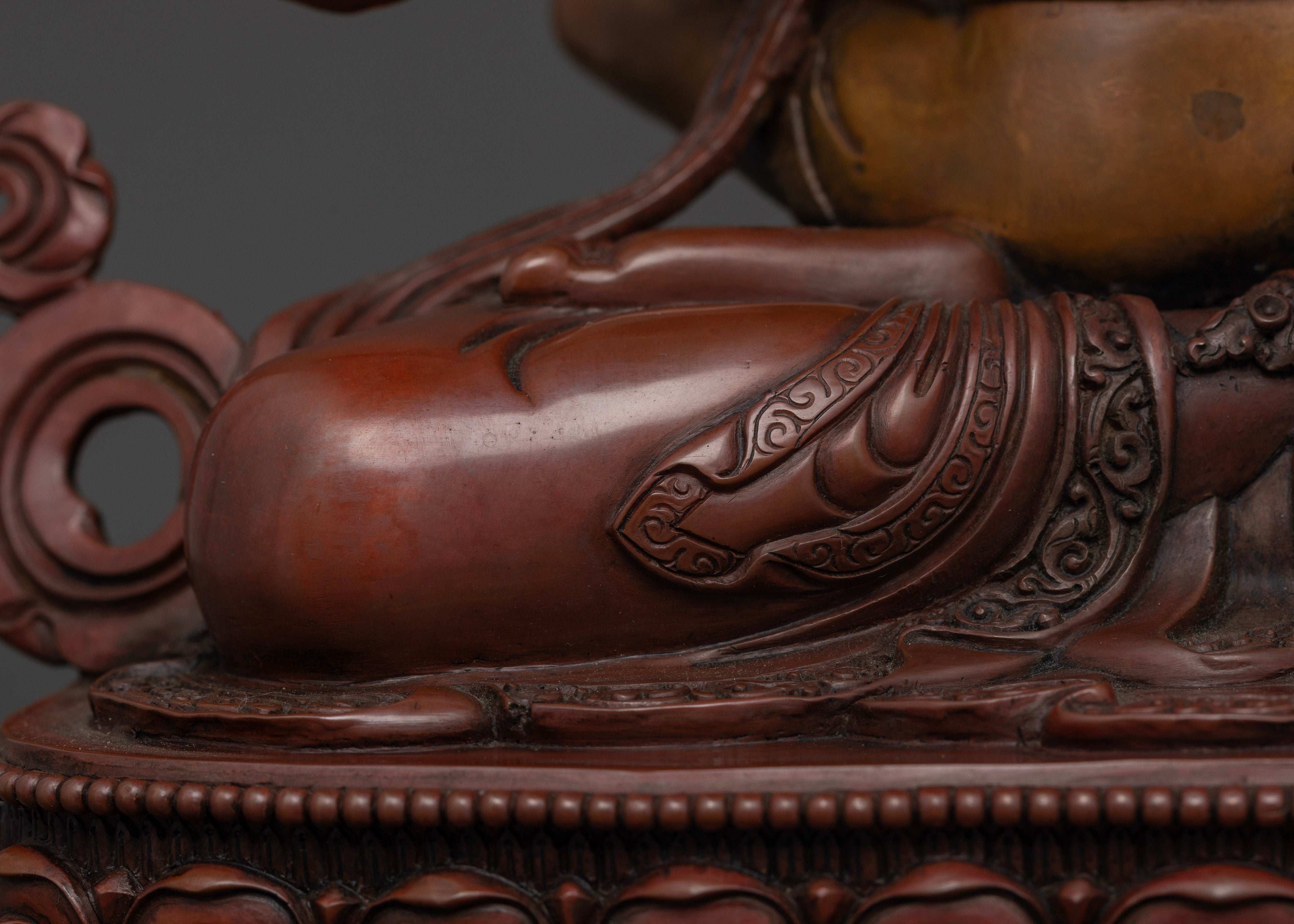 Purification and Unity with a Vajrasattva and Consort Statue