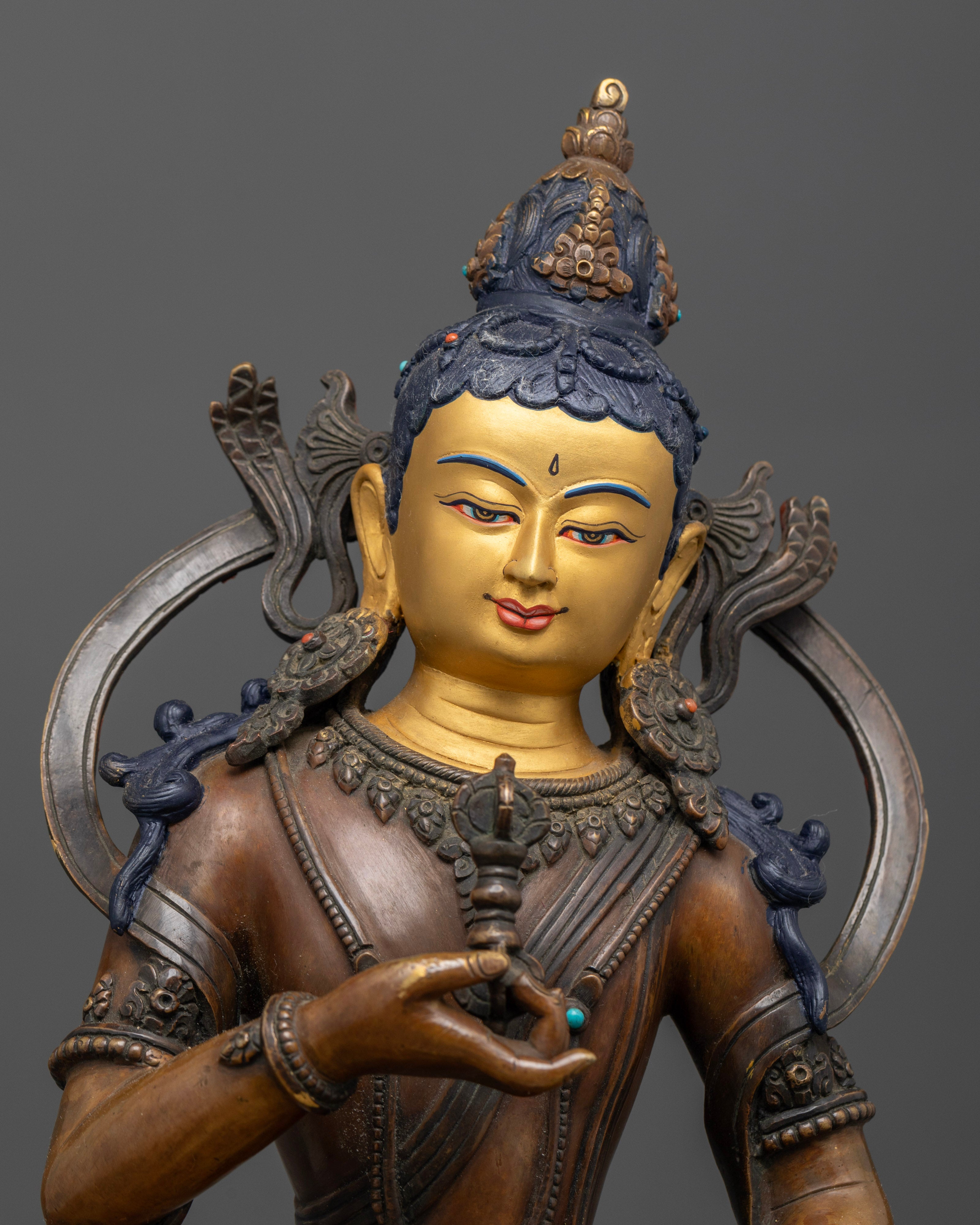 Tibetan Vajrasattva Statue: Purifier of the Mind and Spirit