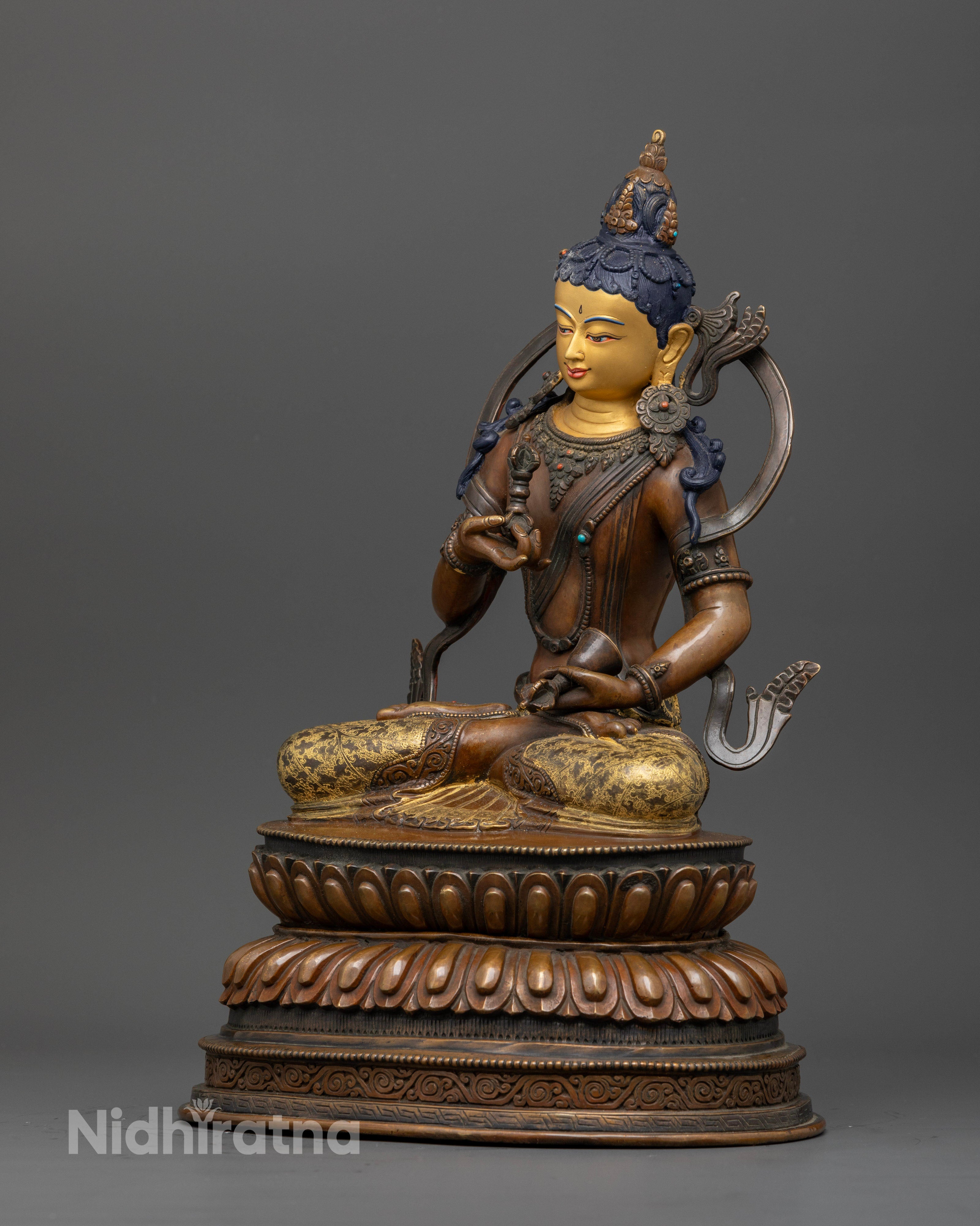Tibetan Vajrasattva Statue: Purifier of the Mind and Spirit