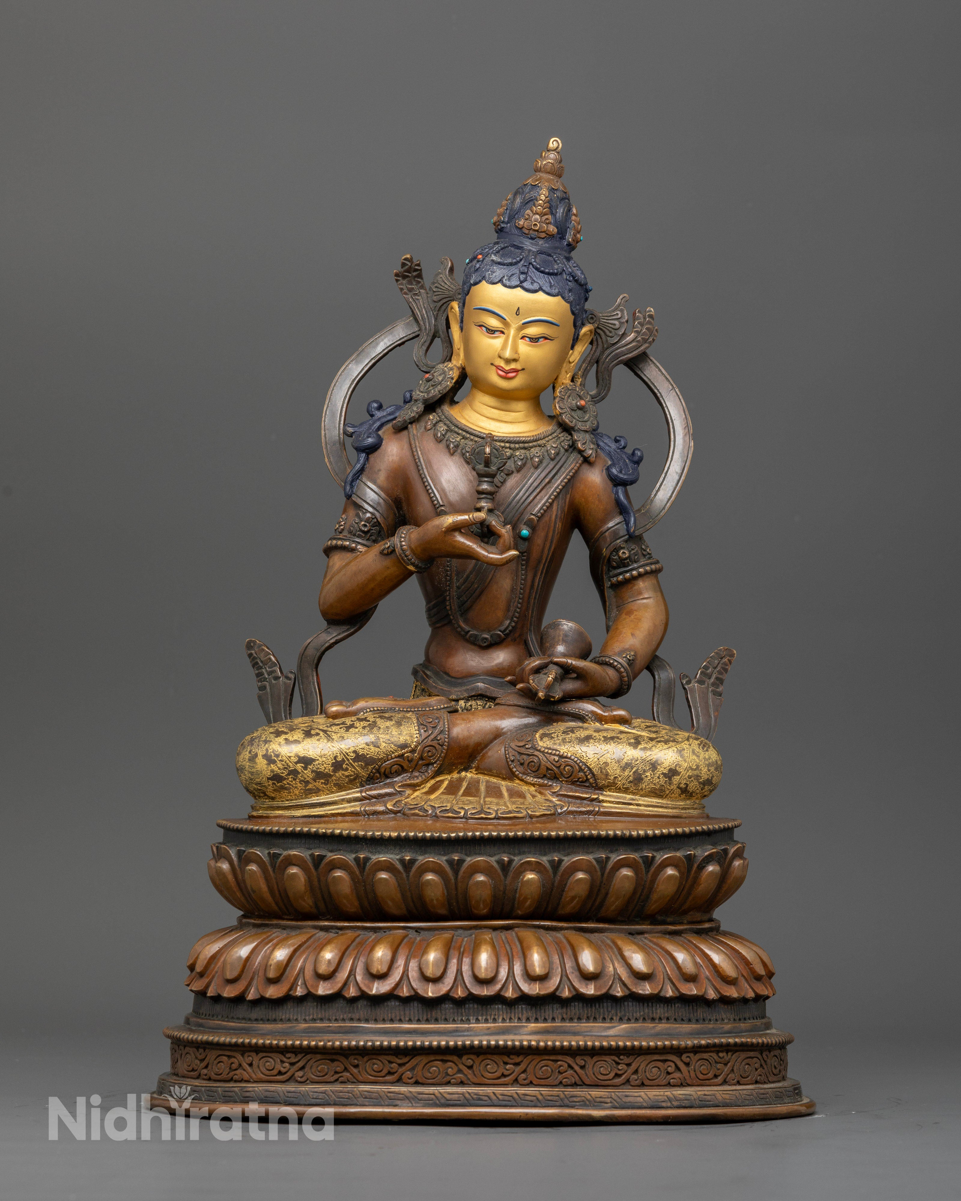 Tibetan Vajrasattva Statue: Purifier of the Mind and Spirit