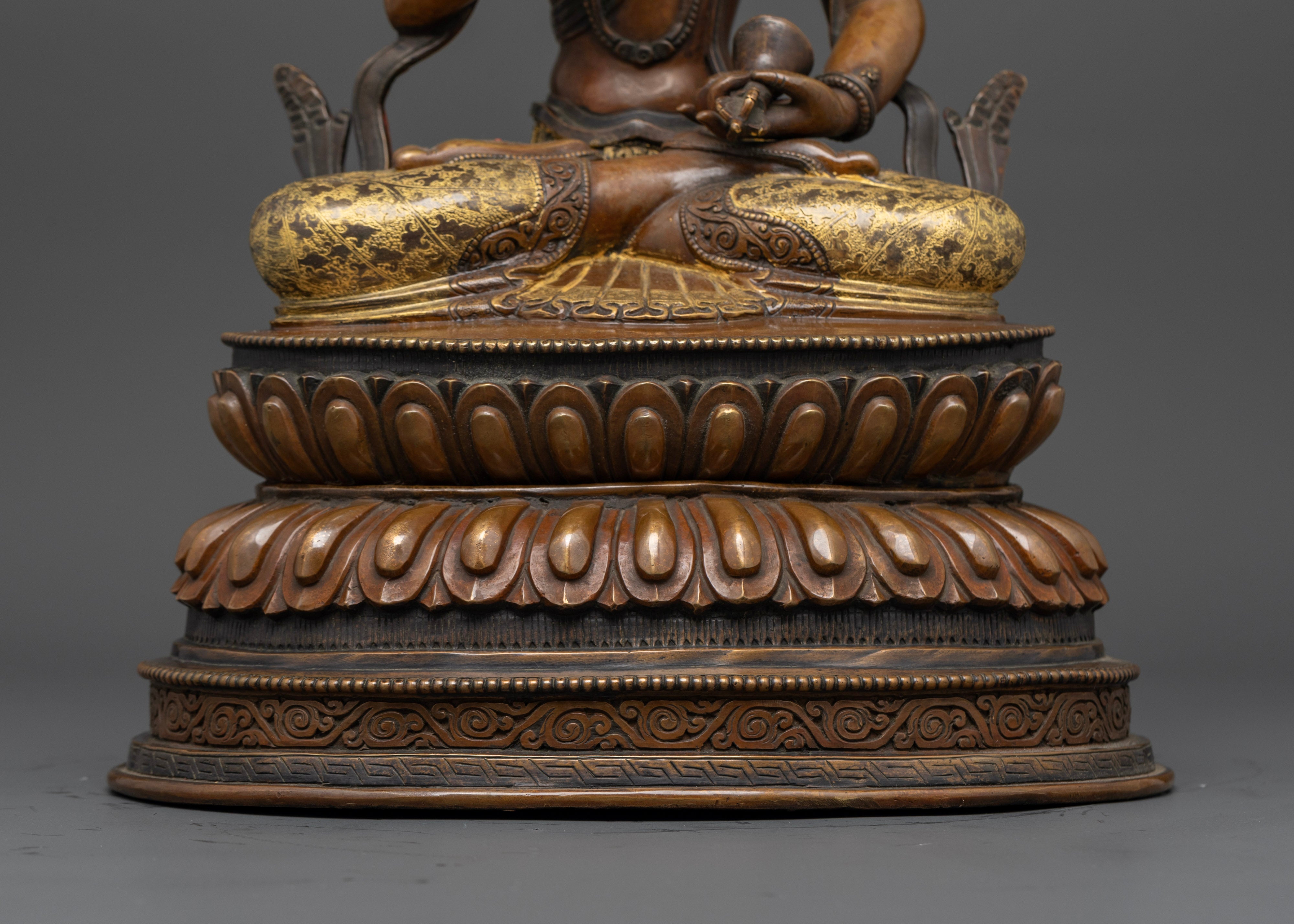 Tibetan Vajrasattva Statue: Purifier of the Mind and Spirit