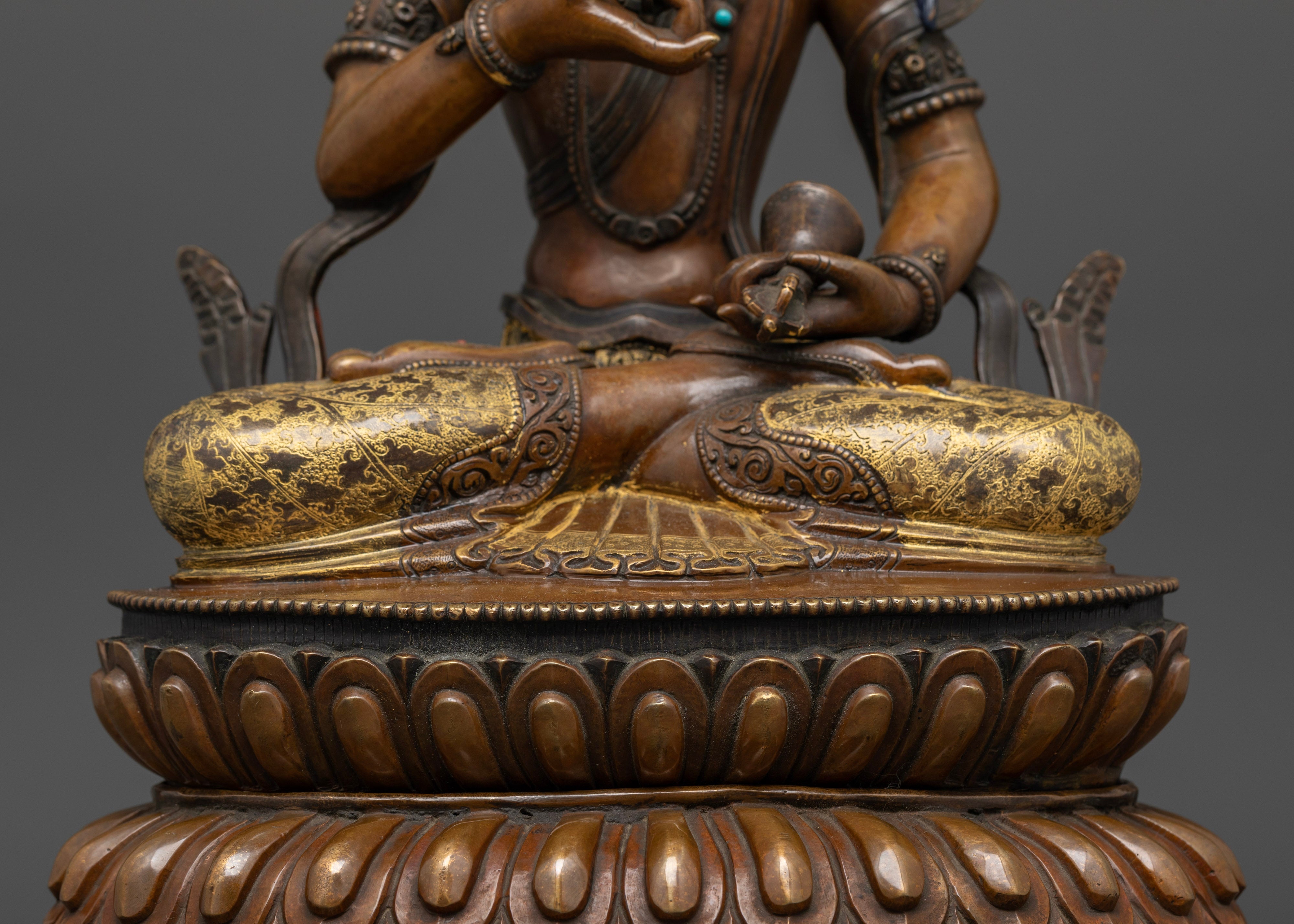 Tibetan Vajrasattva Statue: Purifier of the Mind and Spirit