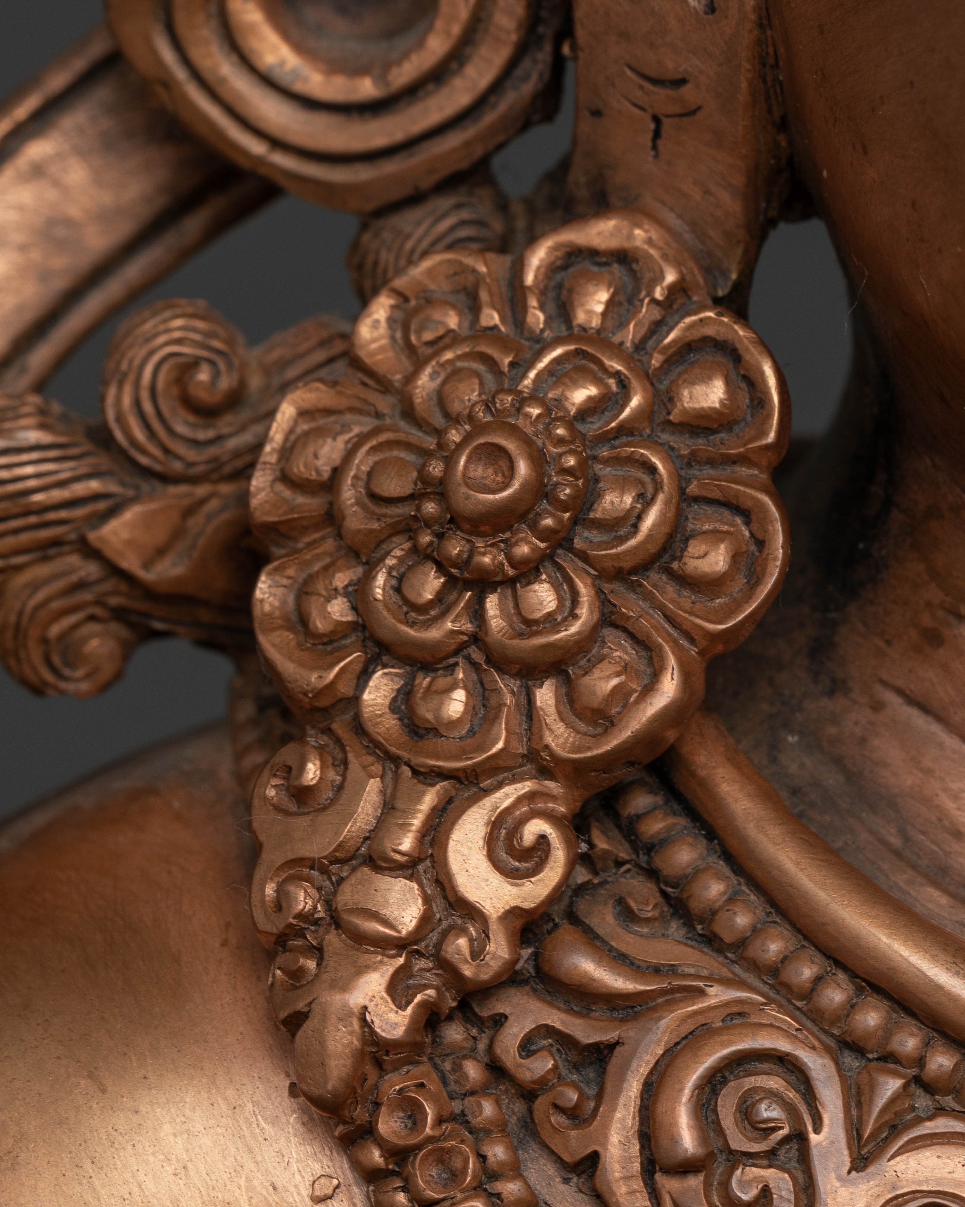 Sacred 15.7 Inch Oxidized Vajrasattva Statue