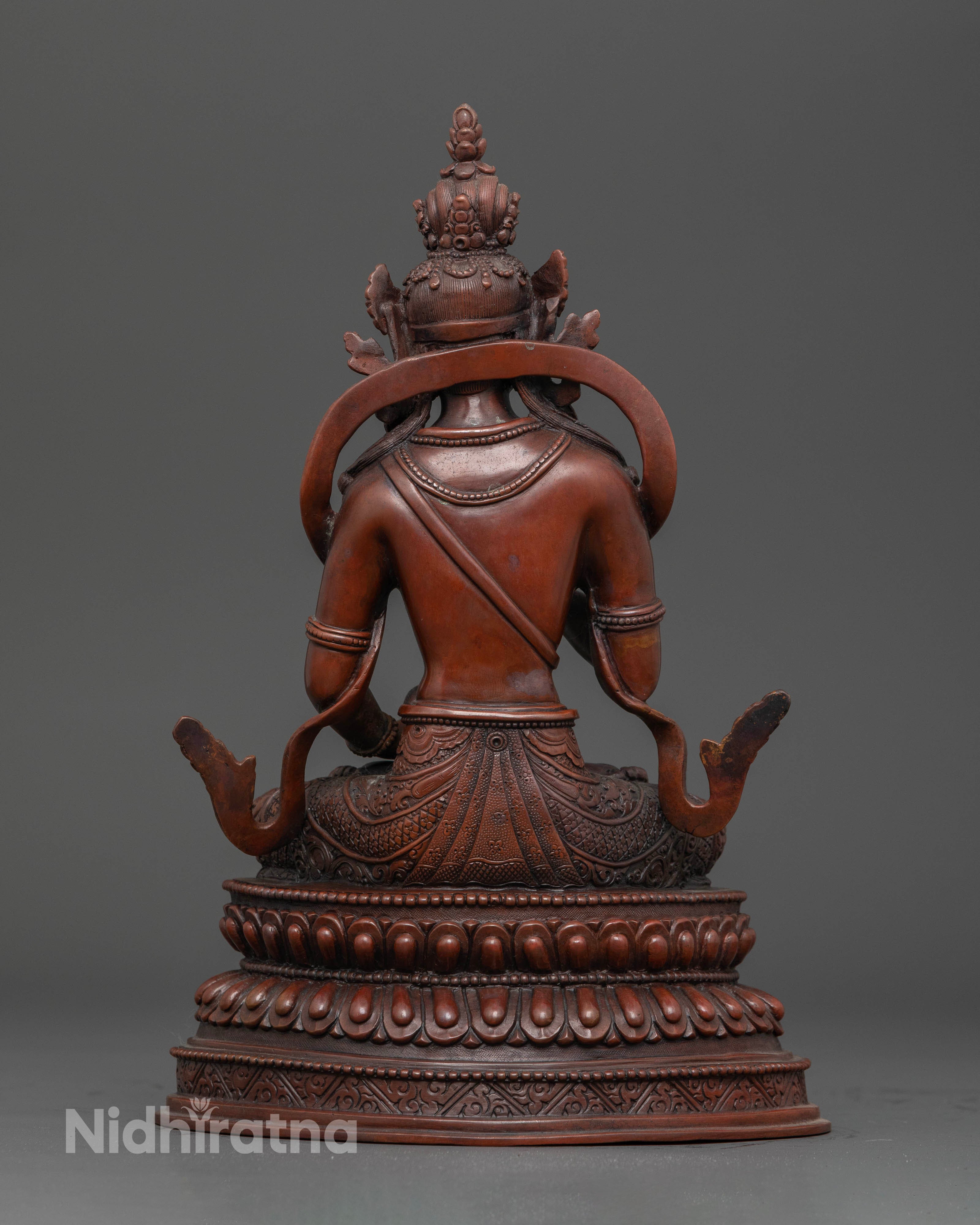 9.66 Inch Dorje Sempa Statue for Tibetan Spirituality