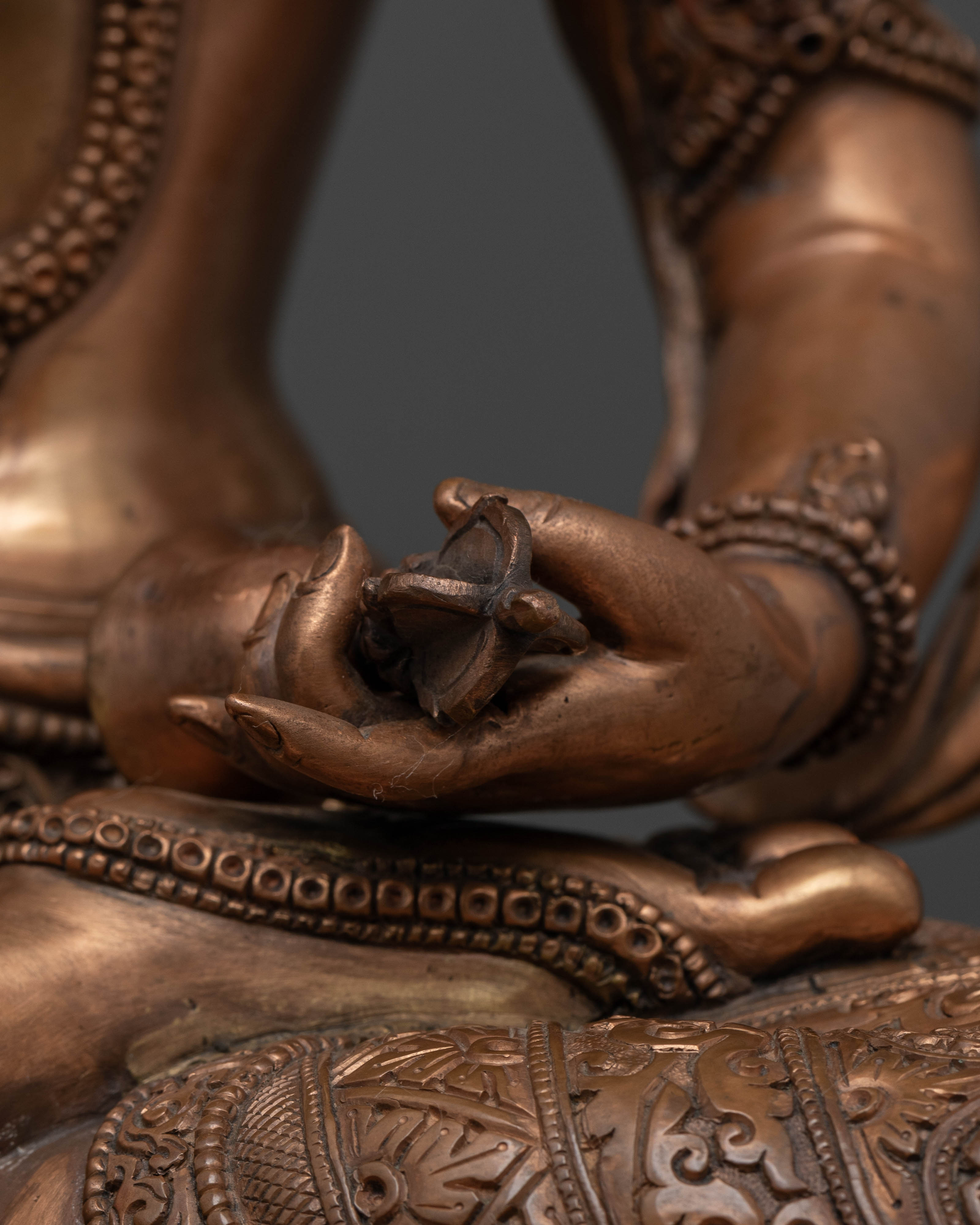 Sacred 15.7 Inch Oxidized Vajrasattva Statue