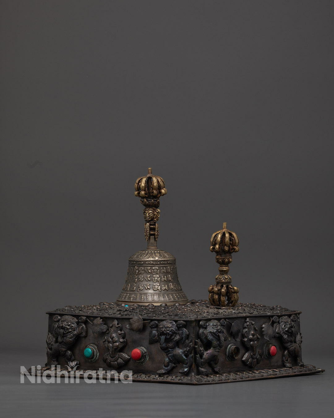 Vajra and Bell Set for Vajrayana Rituals