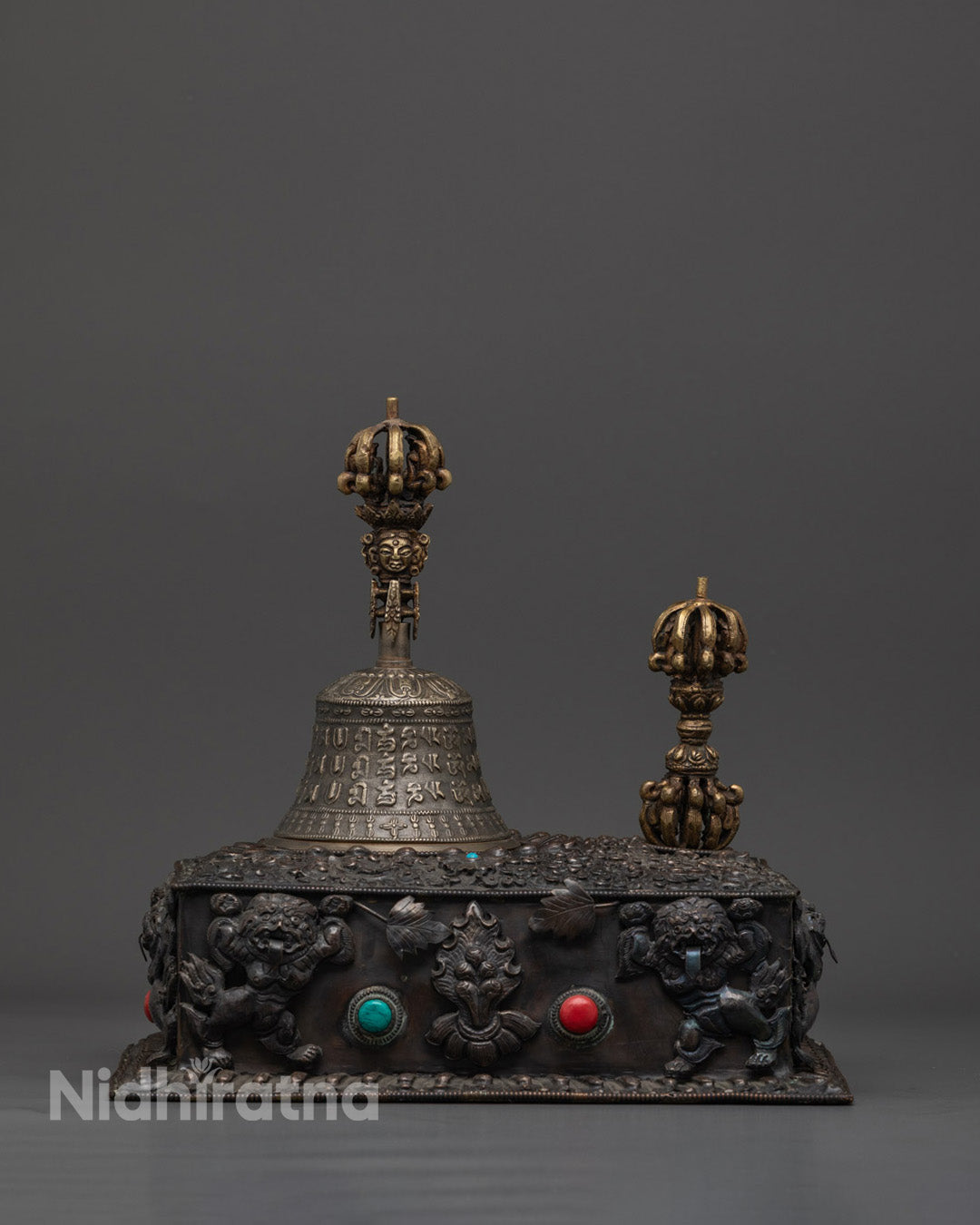 Vajra and Bell Set for Vajrayana Rituals