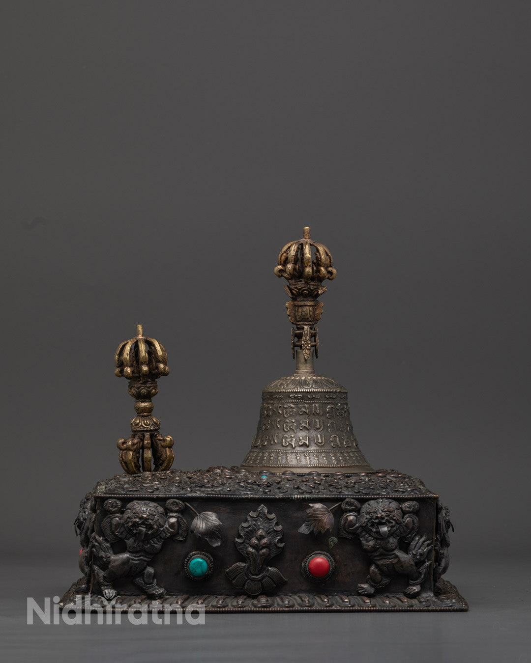 Vajra and Bell Set for Vajrayana Rituals