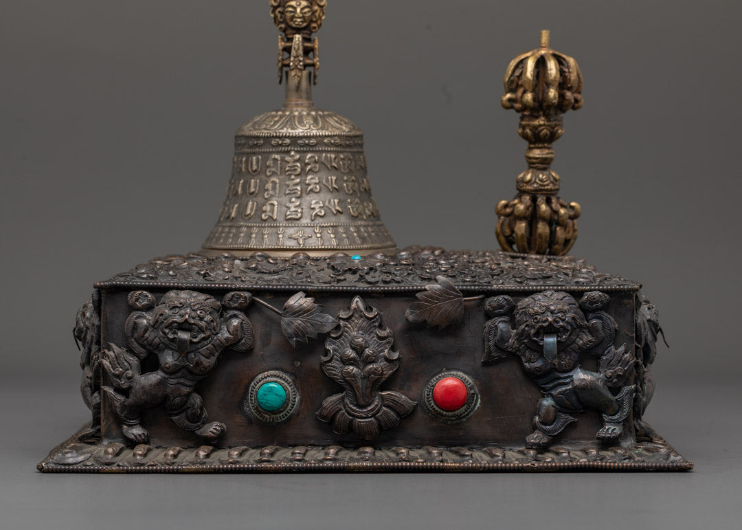 Vajra and Bell Set for Vajrayana Rituals