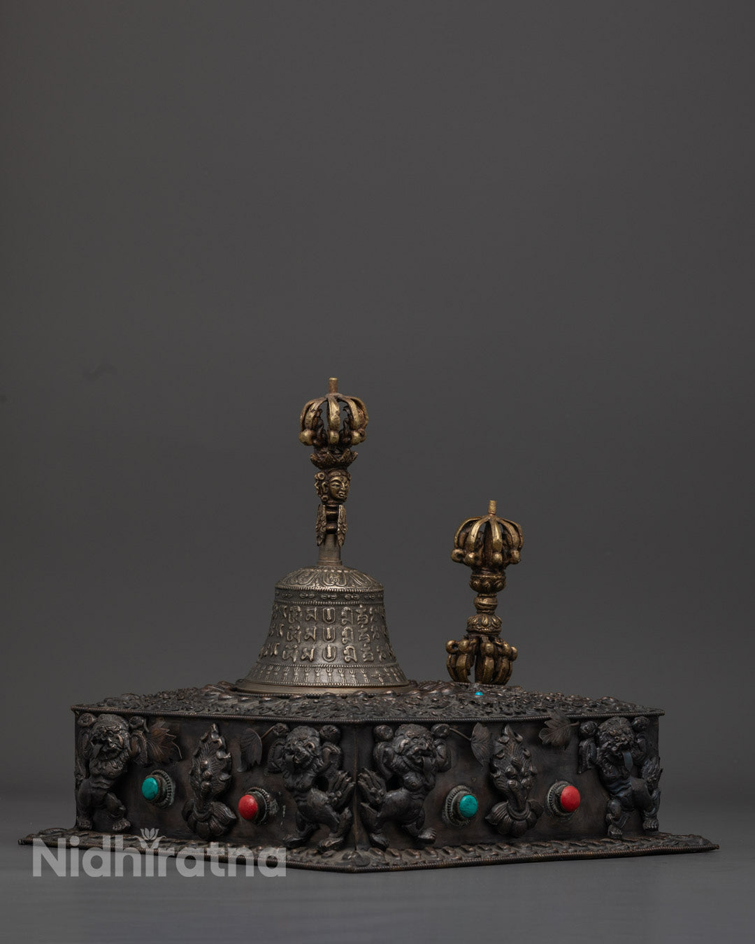 Vajra and Bell Set for Vajrayana Rituals