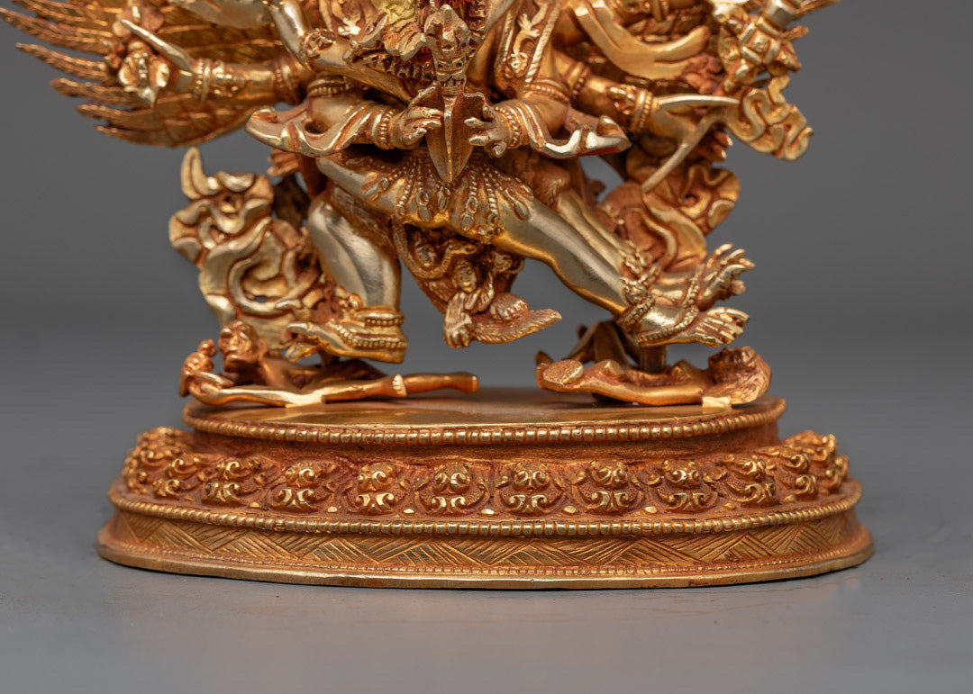 Handcrafted Vajrakilaya Sculpture | Tibetan Buddhist Deity