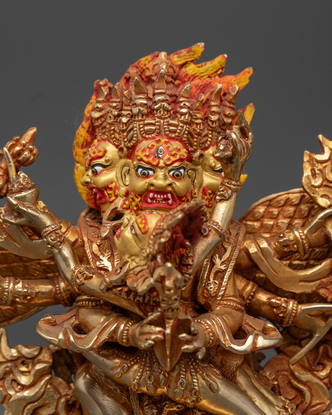 Handcrafted Vajrakilaya Sculpture | Tibetan Buddhist Deity