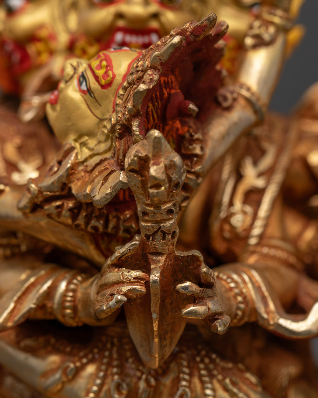 Handcrafted Vajrakilaya Sculpture | Tibetan Buddhist Deity