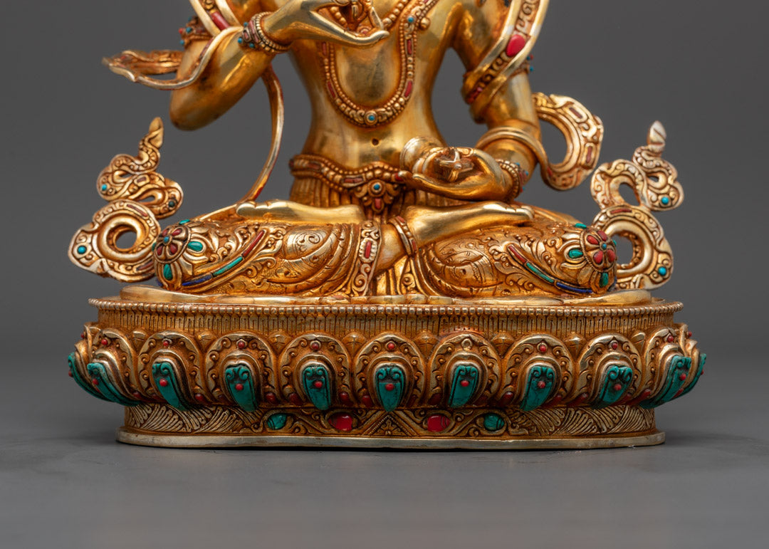 Sacred Vajrasattva Statue – Handmade Buddhist Deity Sculpture