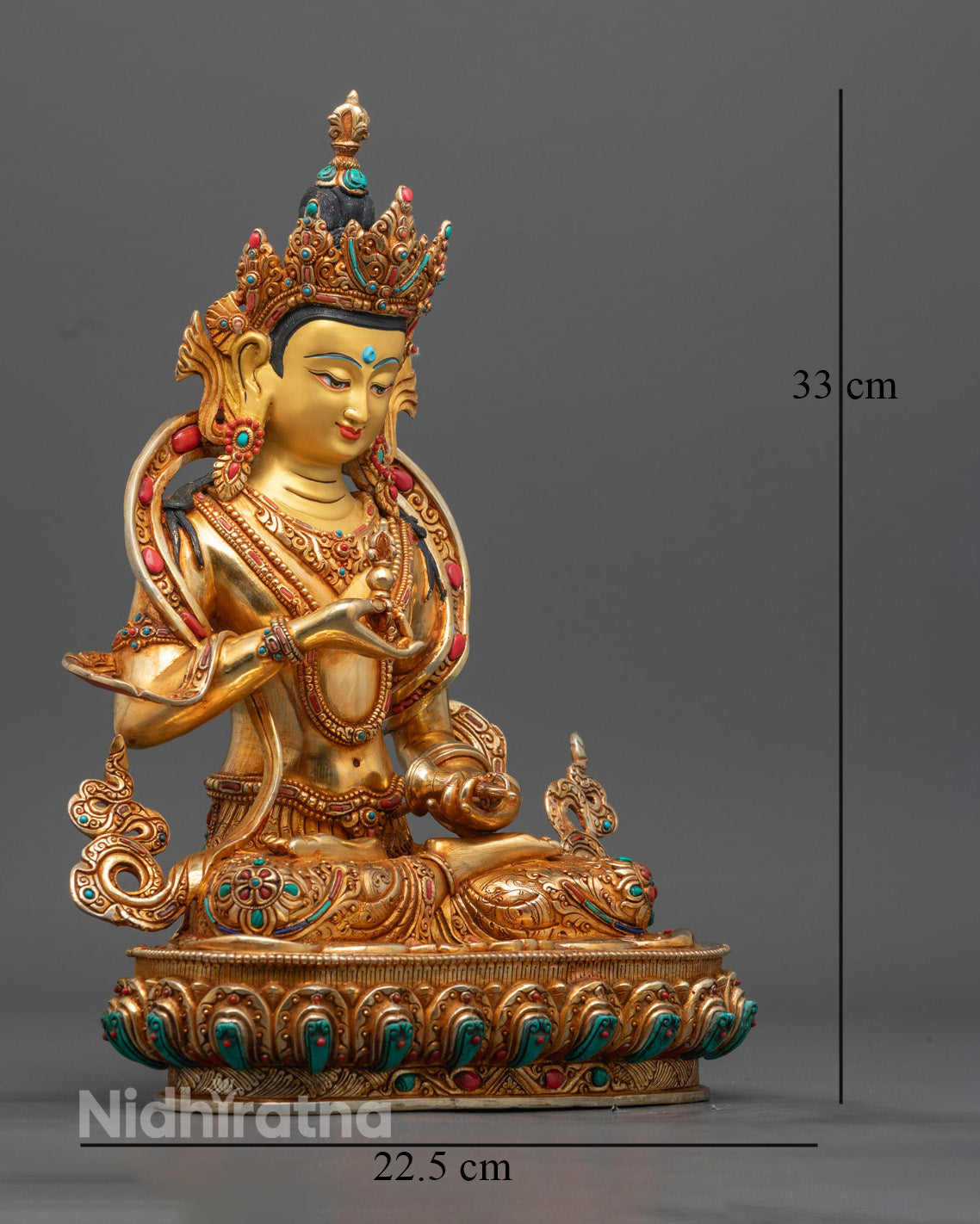 Sacred Vajrasattva Statue – Handmade Buddhist Deity Sculpture