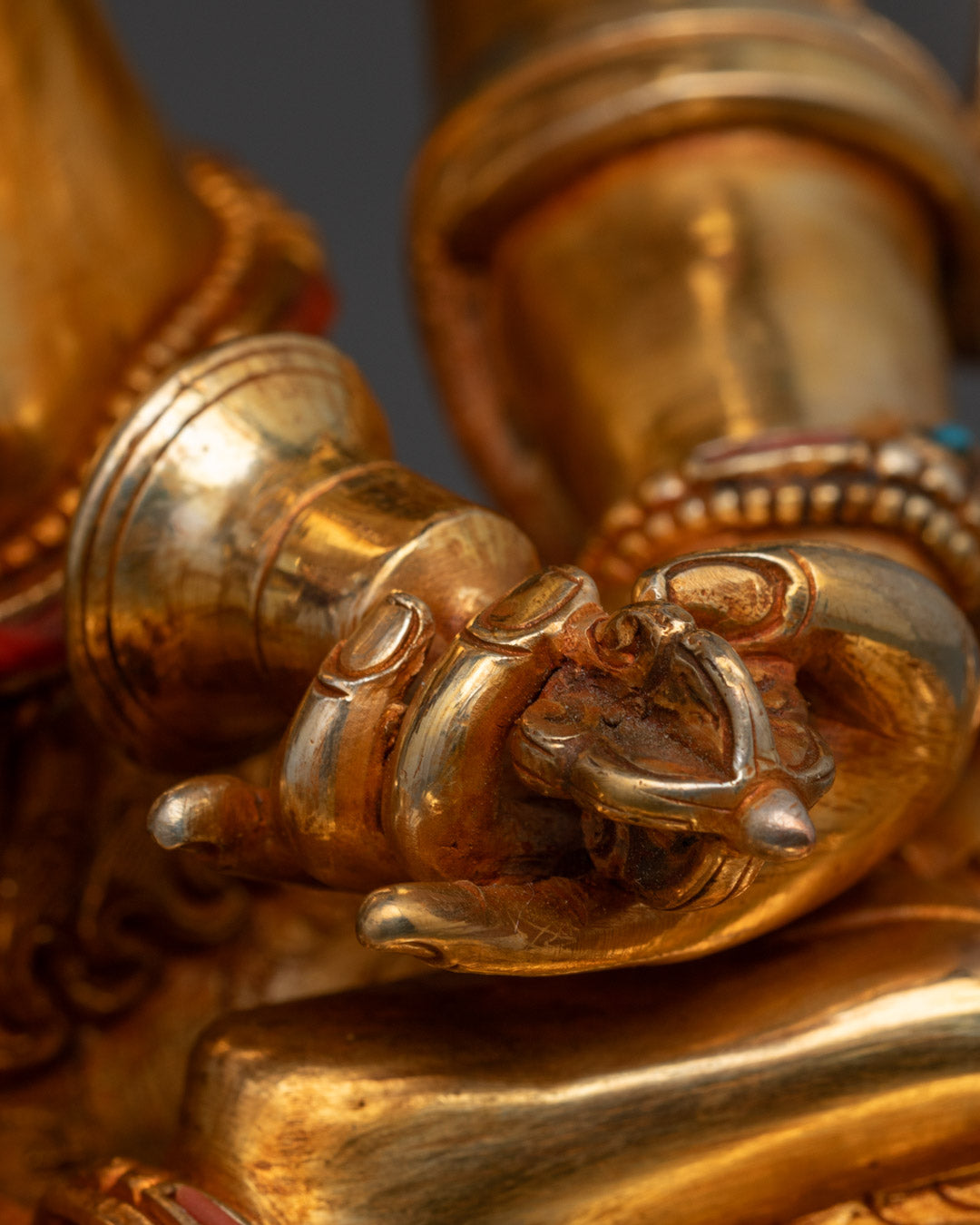 Sacred Vajrasattva Statue – Handmade Buddhist Deity Sculpture