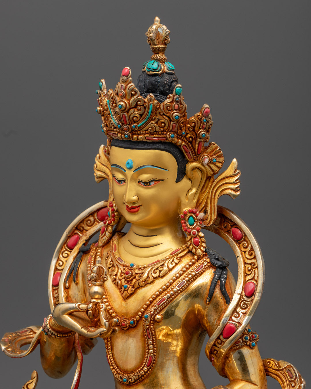 Sacred Vajrasattva Statue – Handmade Buddhist Deity Sculpture