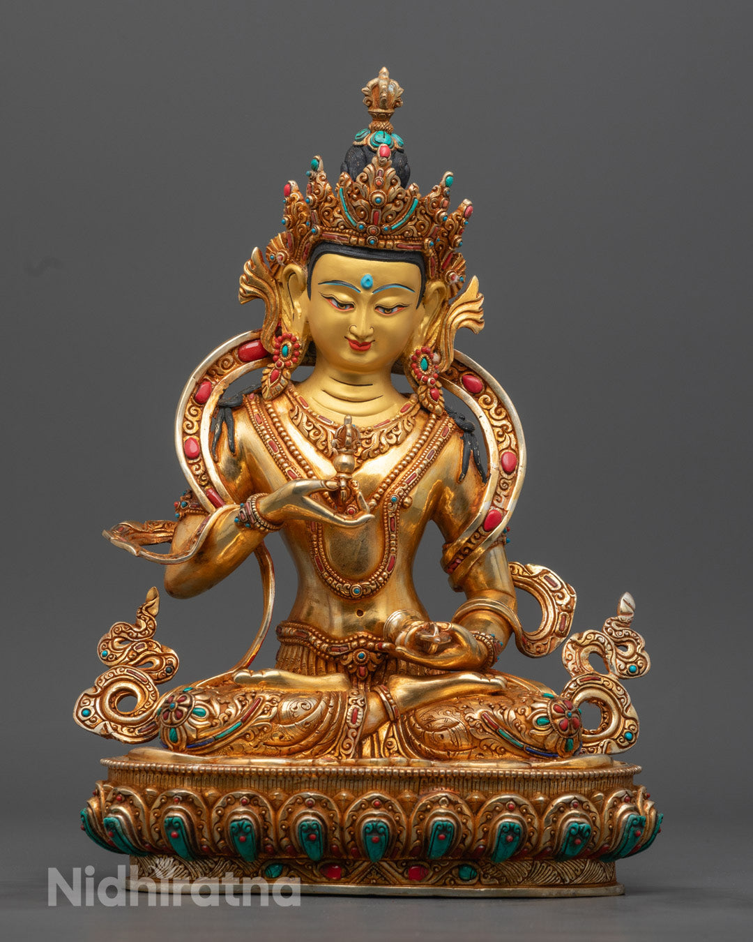 Sacred Vajrasattva Statue – Handmade Buddhist Deity Sculpture