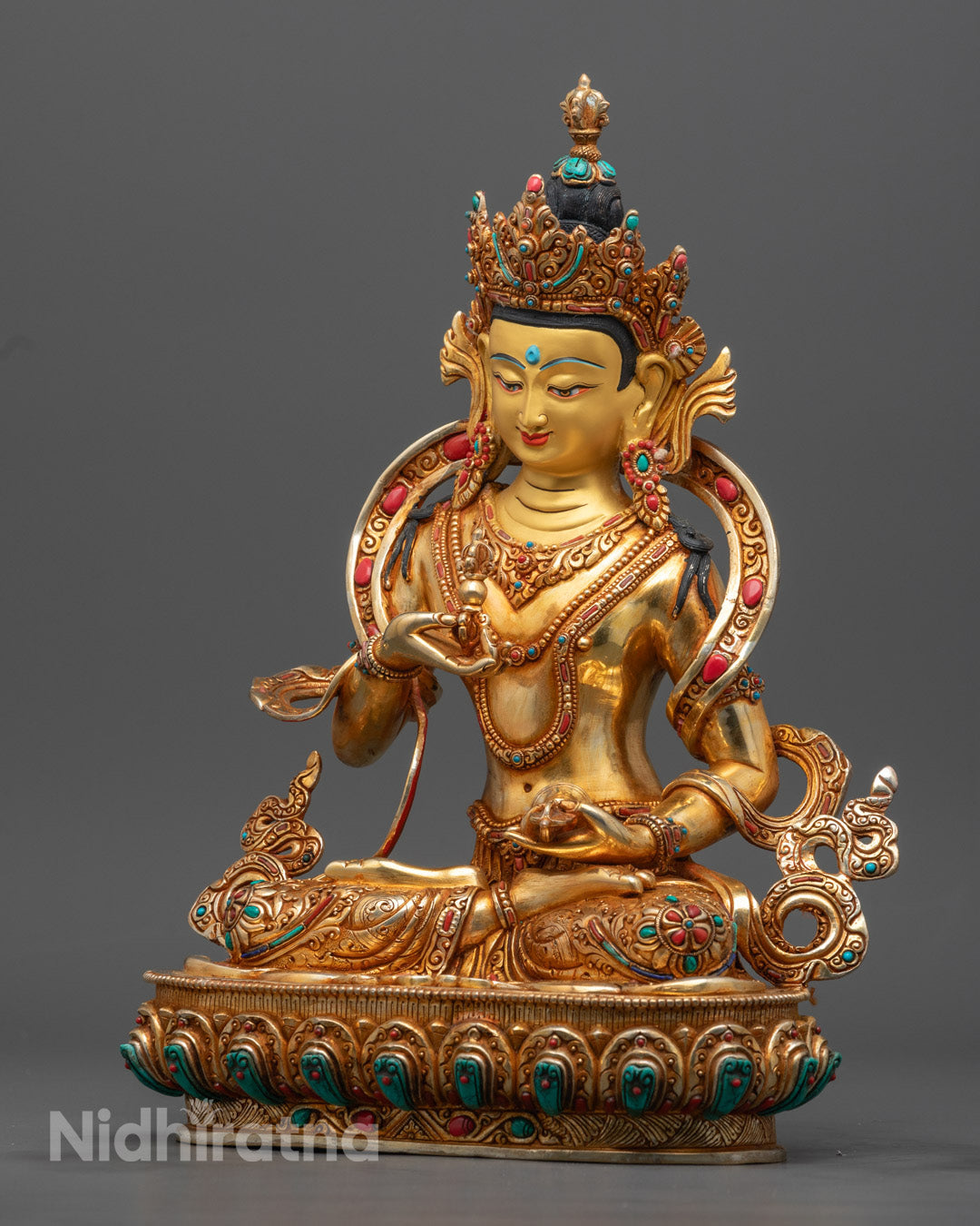 Sacred Vajrasattva Statue – Handmade Buddhist Deity Sculpture
