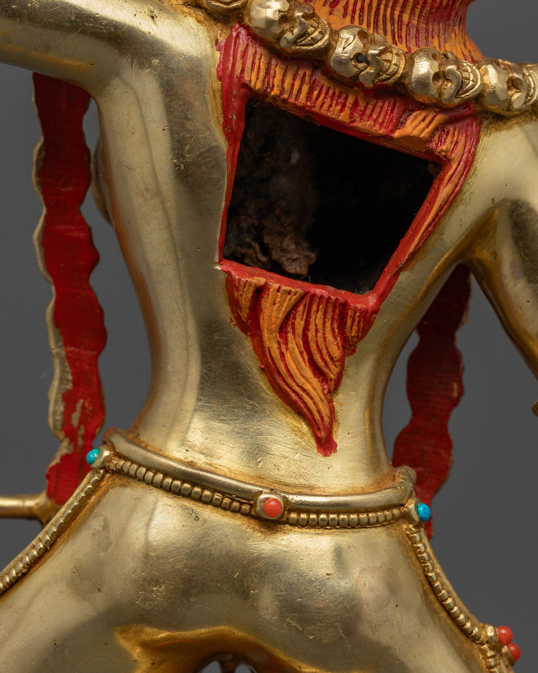 Handcrafted Vajrayogini Statue in 24k Gold Gilded Copper