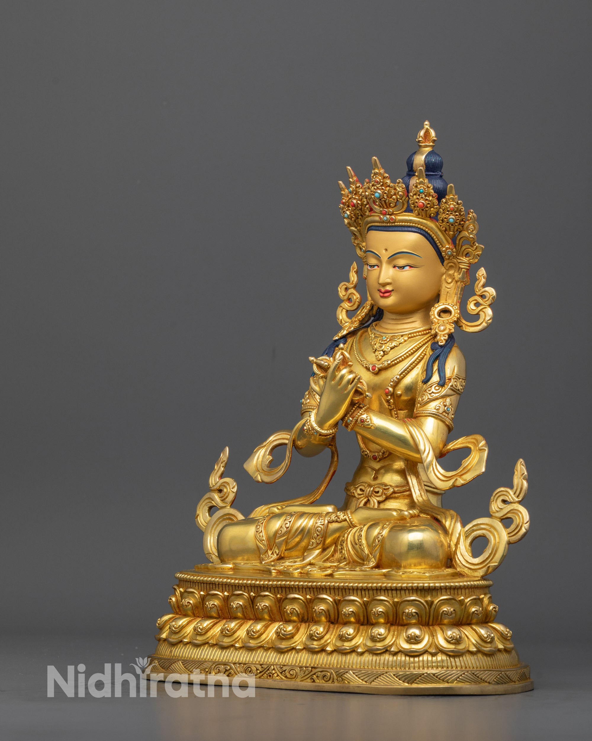 Handcrafted Vajradhara Statue from Nepal | Divine Buddhist Decor