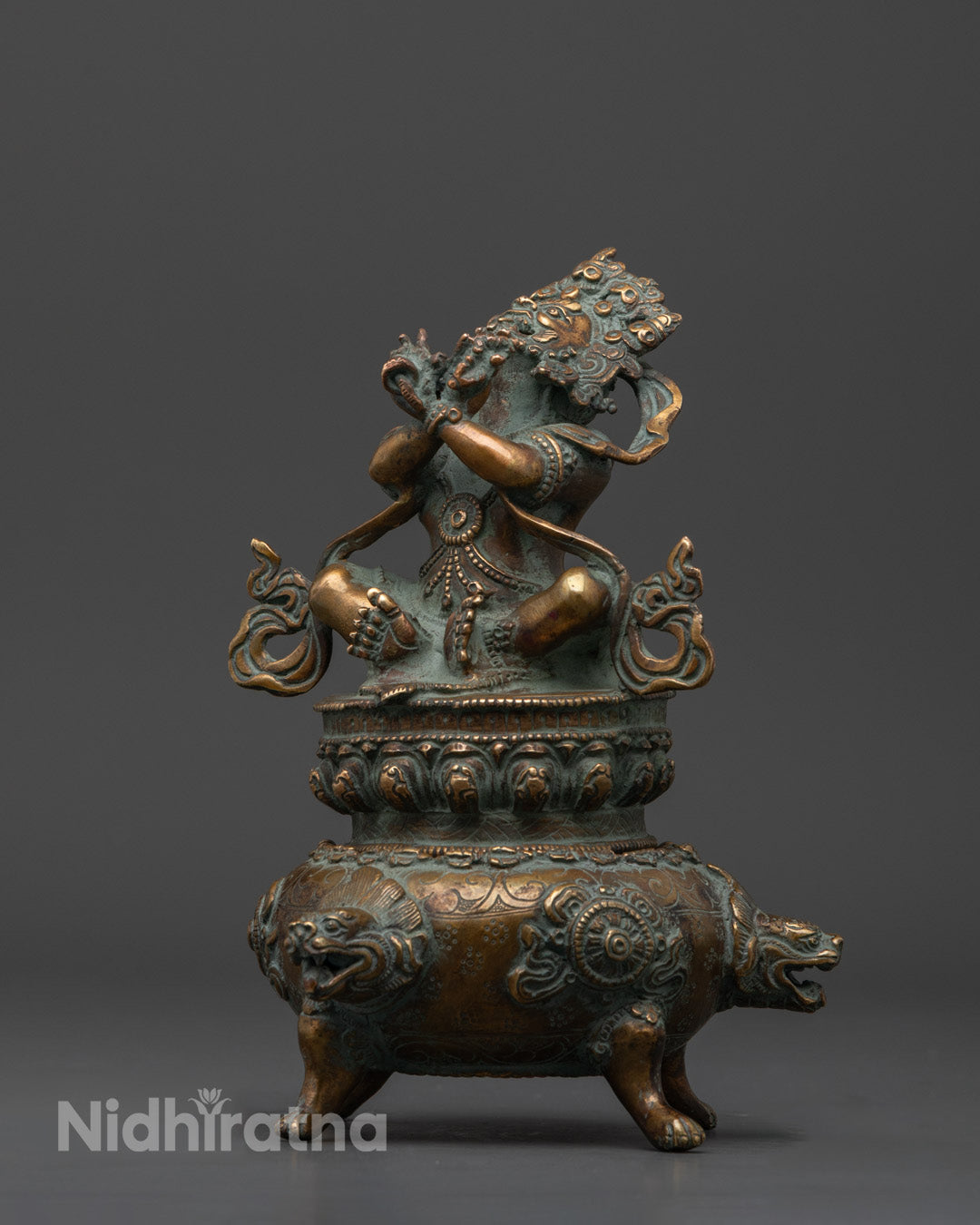 Sacred Vajradhaka Statue | Traditional Himalayan Artwork