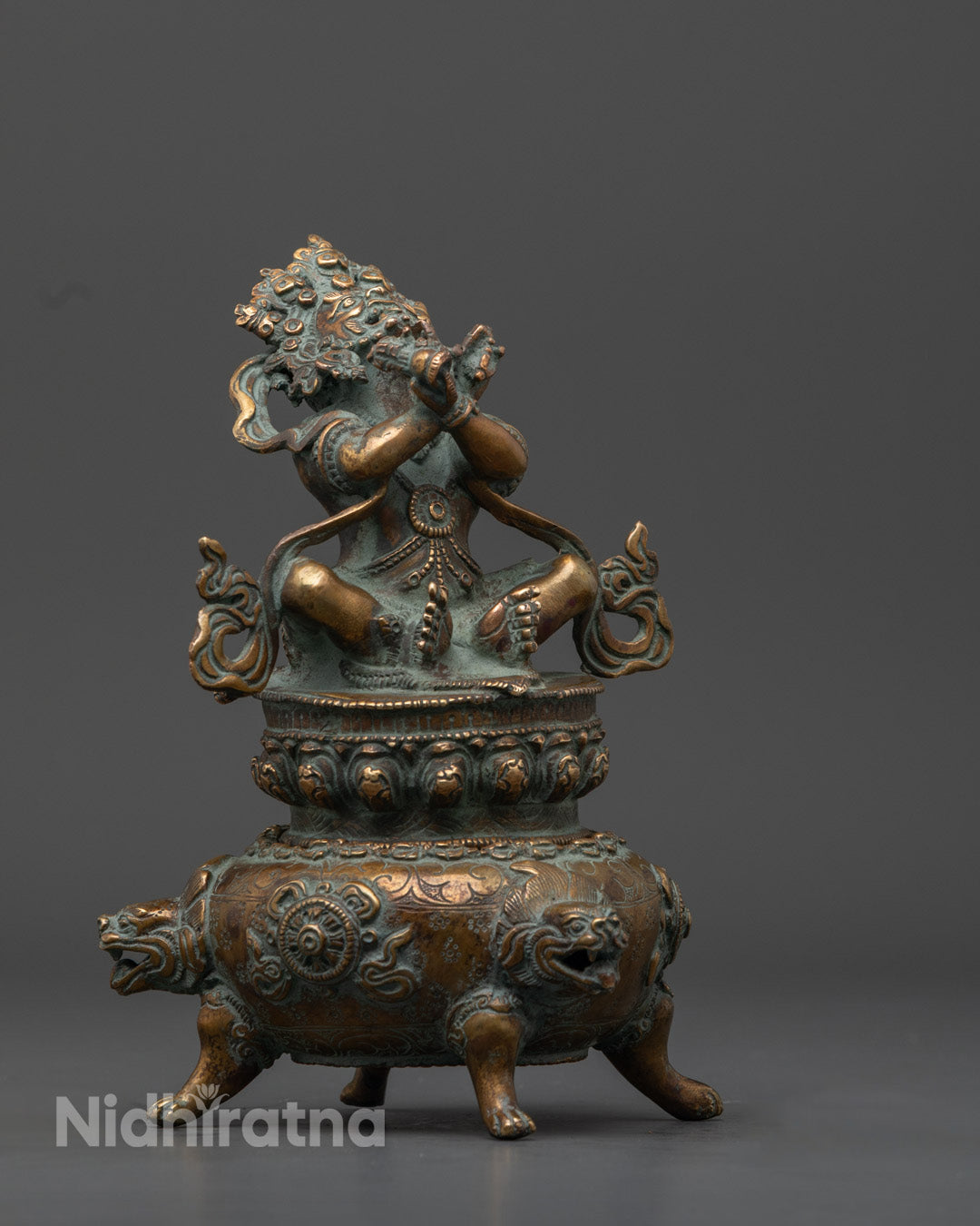 Sacred Vajradhaka Statue | Traditional Himalayan Artwork