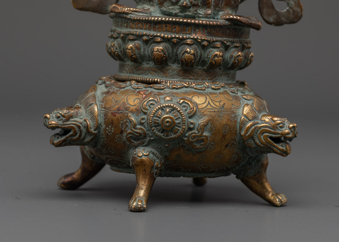 Sacred Vajradhaka Statue | Traditional Himalayan Artwork