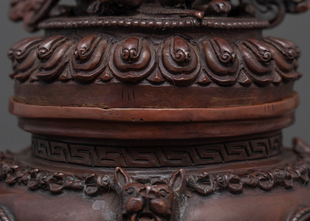 Dorje Kandro Statue | Tibetan Hand-Carved Goddess Sculpture