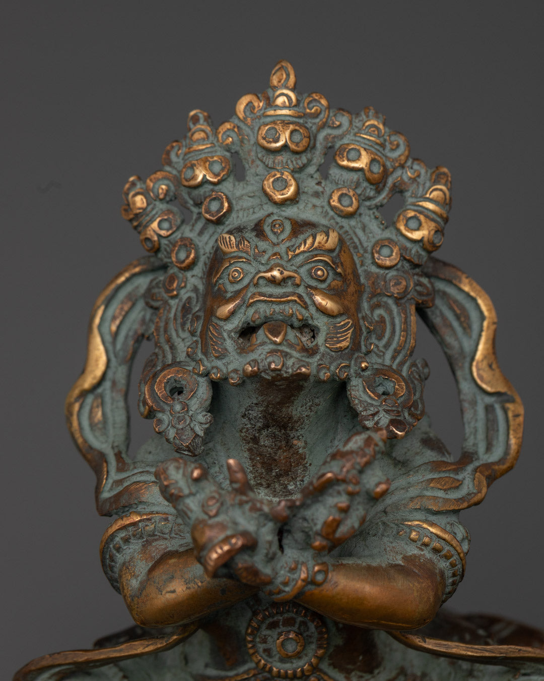 Sacred Vajradhaka Statue | Traditional Himalayan Artwork