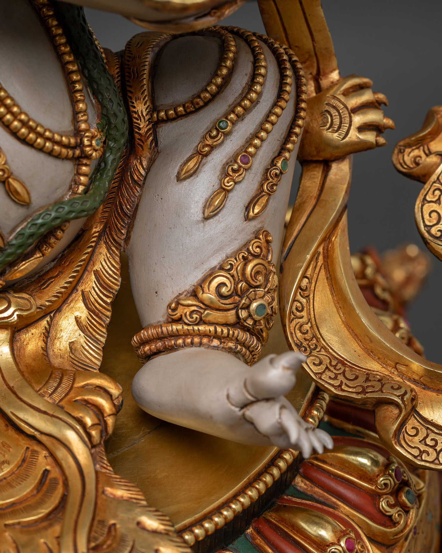 Colorful Vajradhaka (Dorje Khadro) Statue | The Destroyer of Negativity