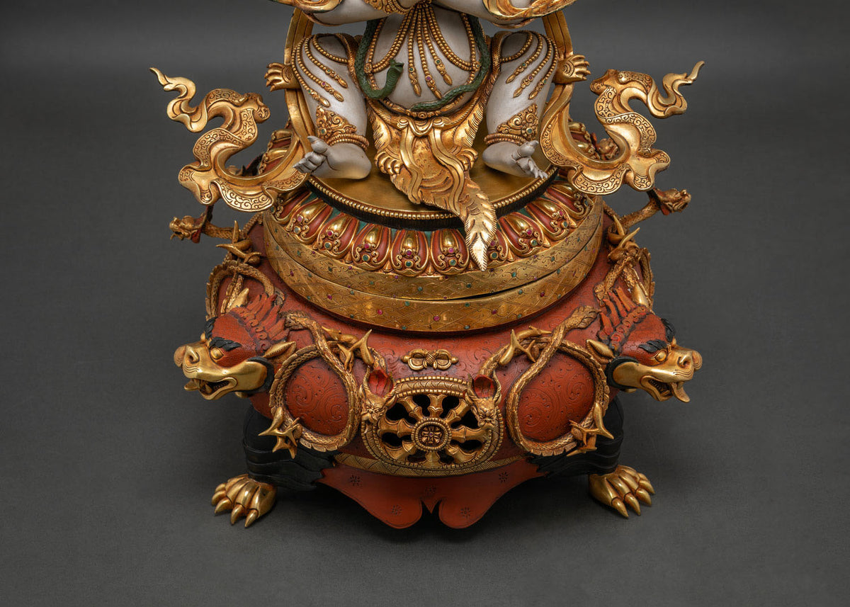 Colorful Vajradhaka (Dorje Khadro) Statue | The Destroyer of Negativity