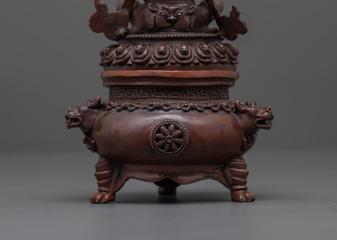 Dorje Kandro Statue | Tibetan Hand-Carved Goddess Sculpture