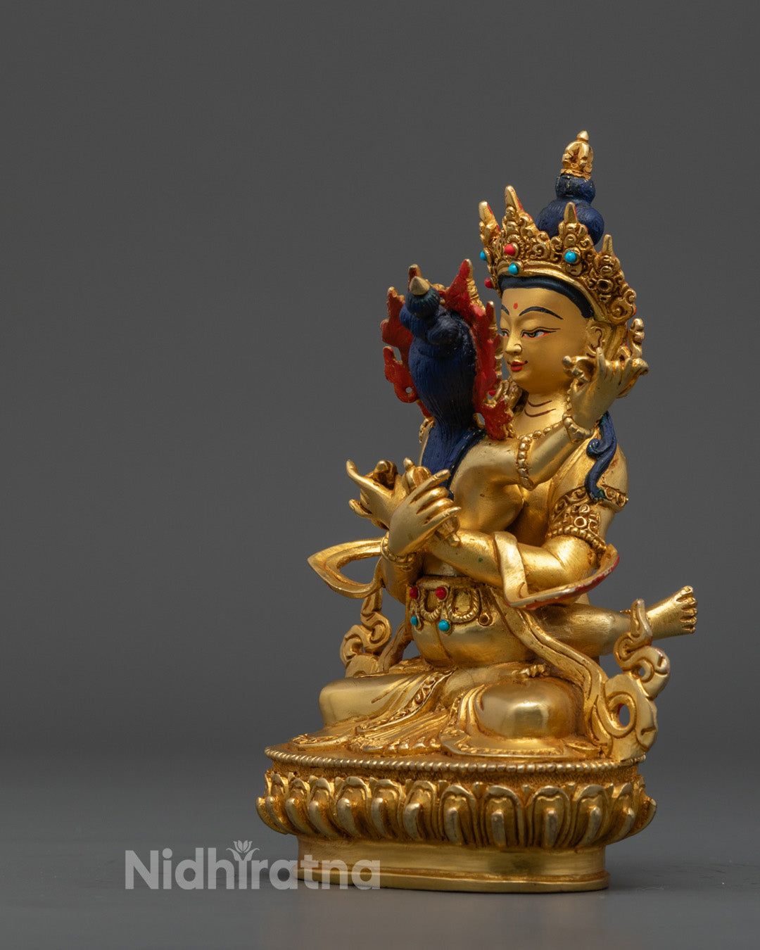 Vajradhara with Consort Statue | Exquisite Tantric Buddhist Sculpture