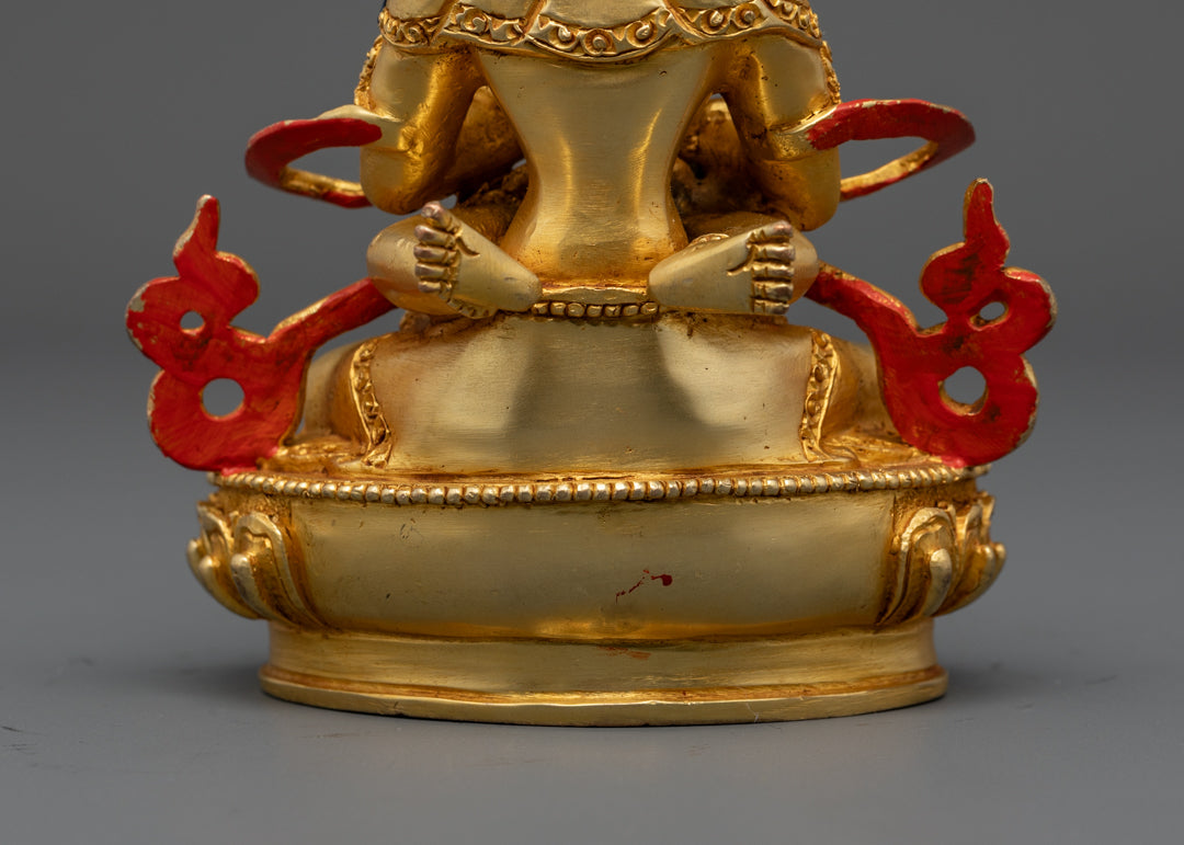 Vajradhara with Consort Statue | Exquisite Tantric Buddhist Sculpture