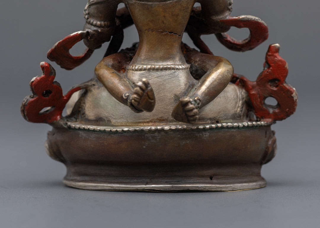 Machine-Made Vajradhara with Consort Statue for Sale