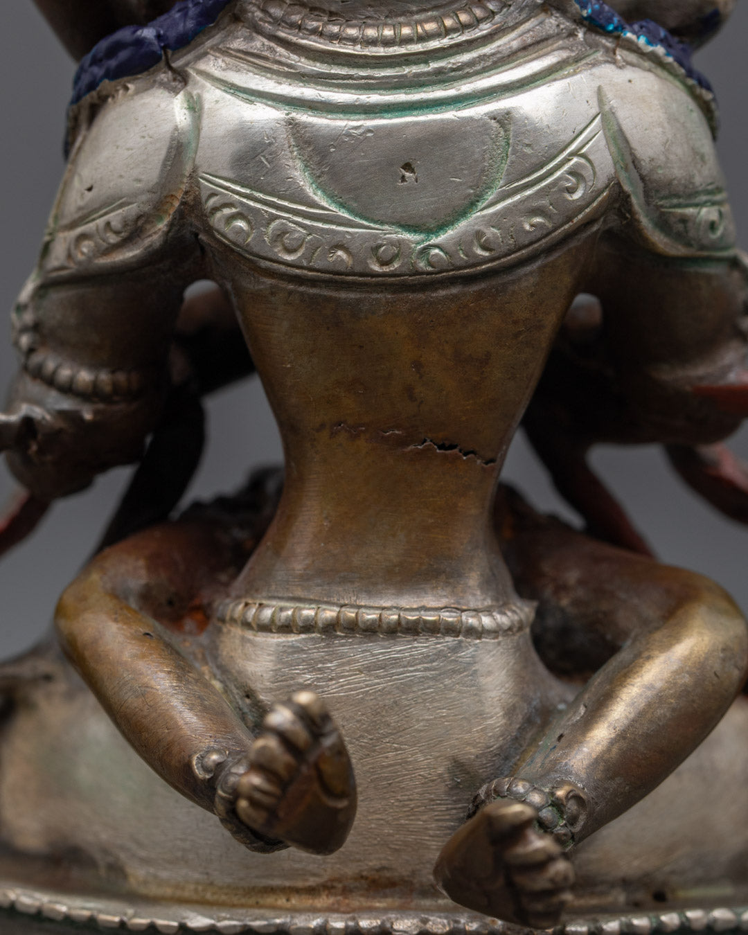 Machine-Made Vajradhara with Consort Statue for Sale