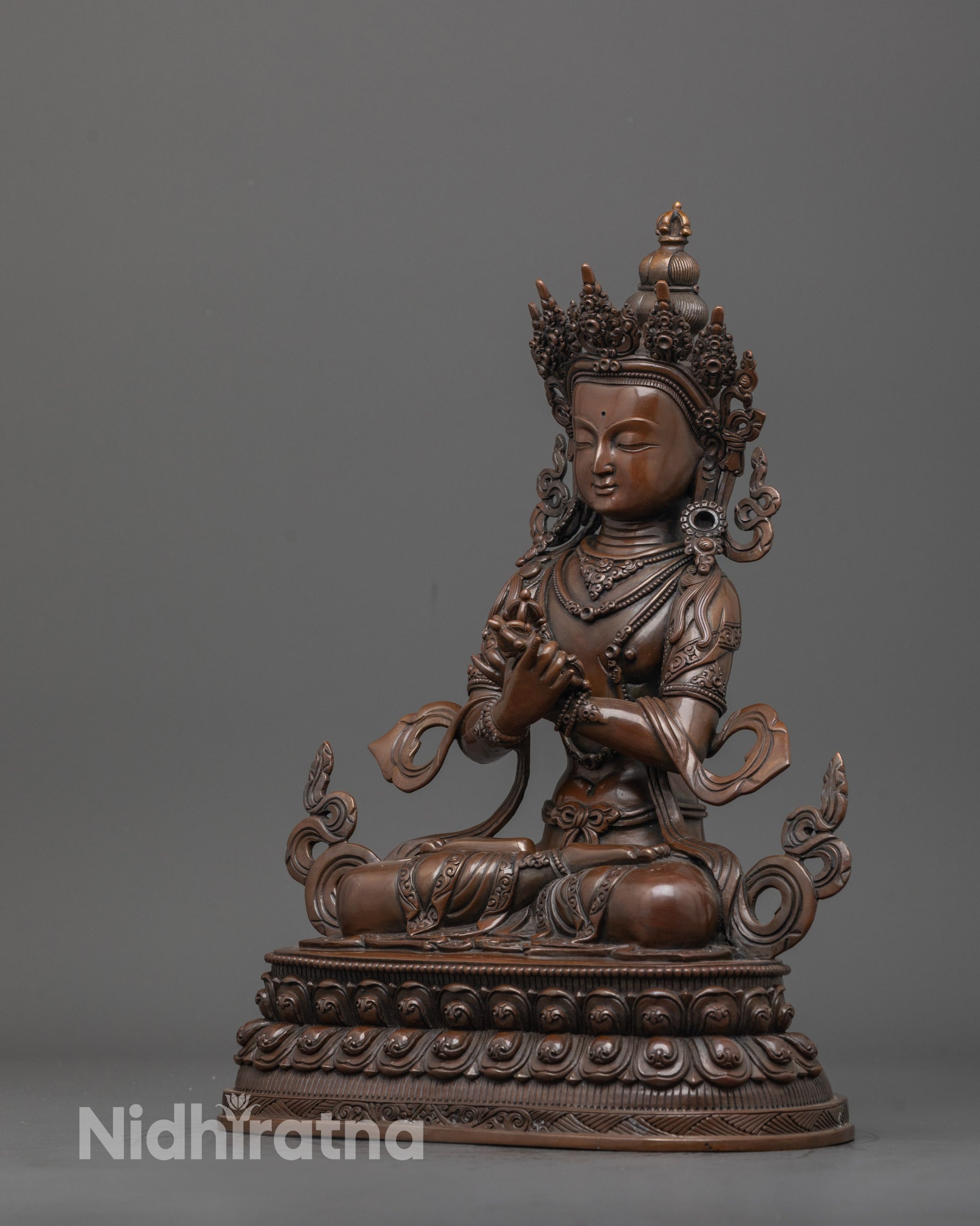Authentic Oxidized Vajradhara Statue | Himalayan Artisan Craft