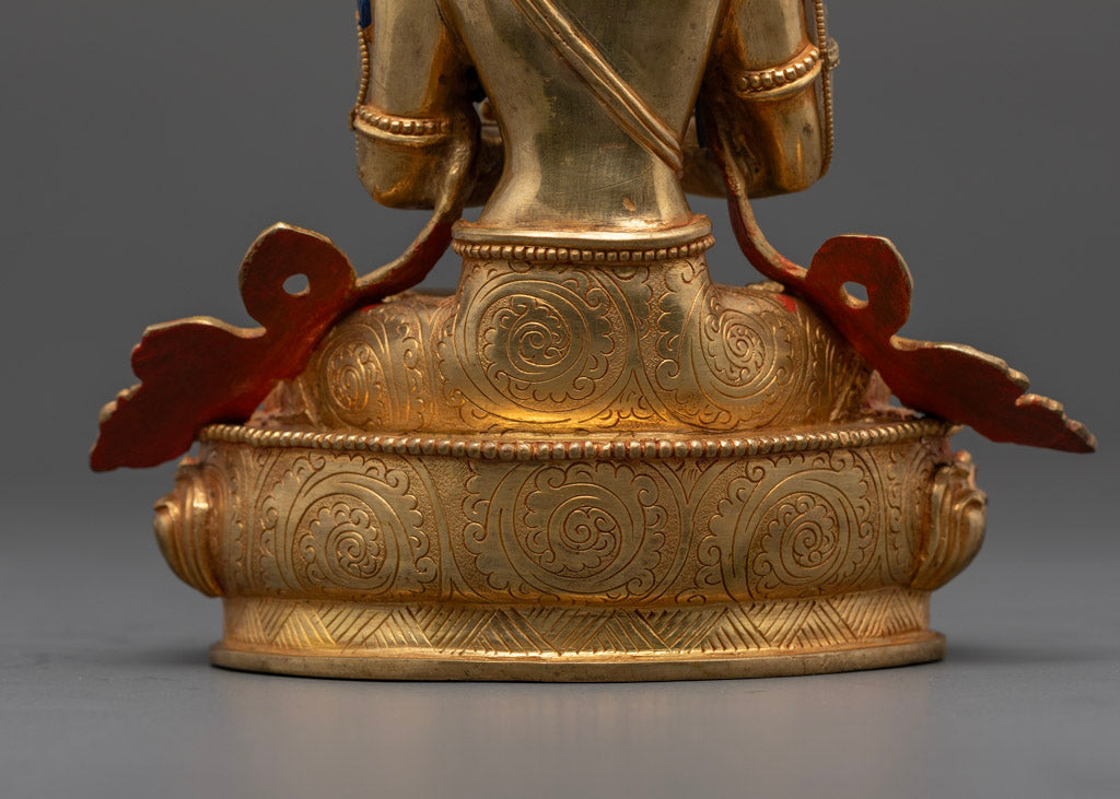 Crystal Primordial Buddha Vajradhara Statue