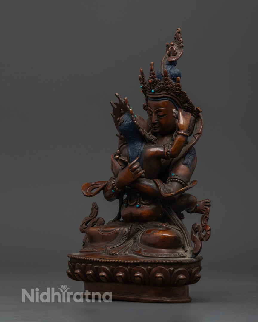 Vajradhara Statue: Exquisite Tibetan Buddhist Art