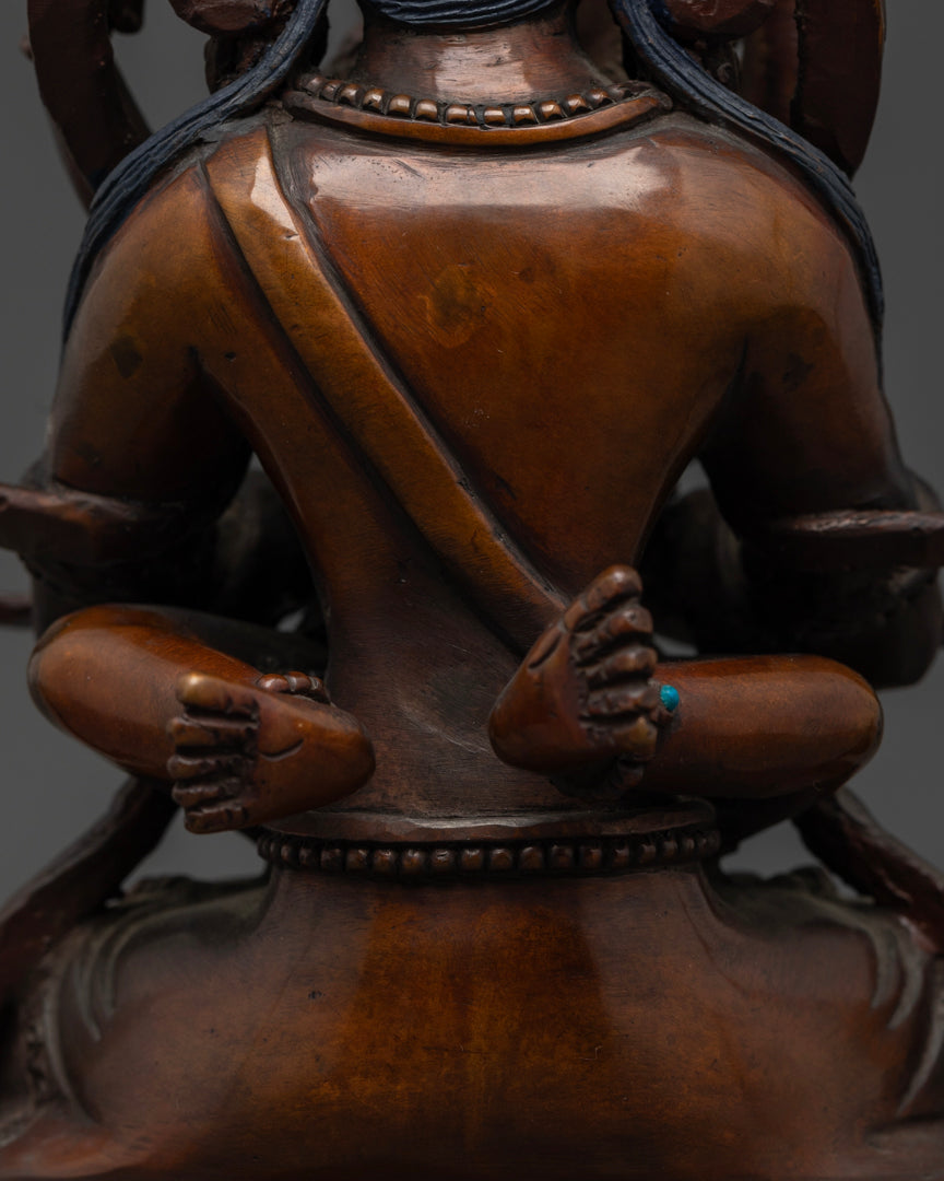 Vajradhara Statue: Exquisite Tibetan Buddhist Art