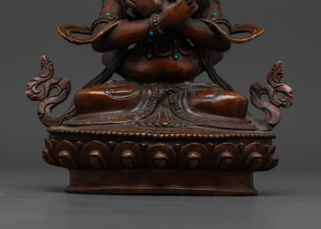 Vajradhara Statue: Exquisite Tibetan Buddhist Art