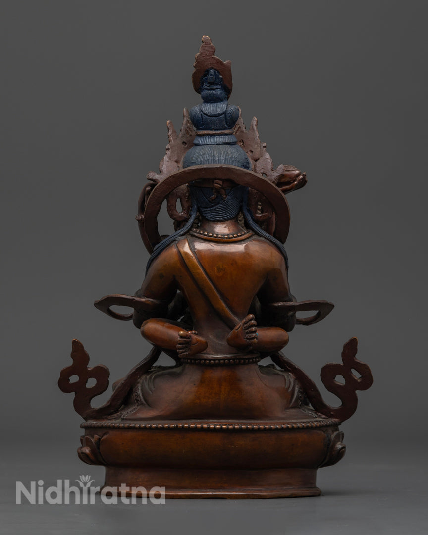 Vajradhara Statue: Exquisite Tibetan Buddhist Art