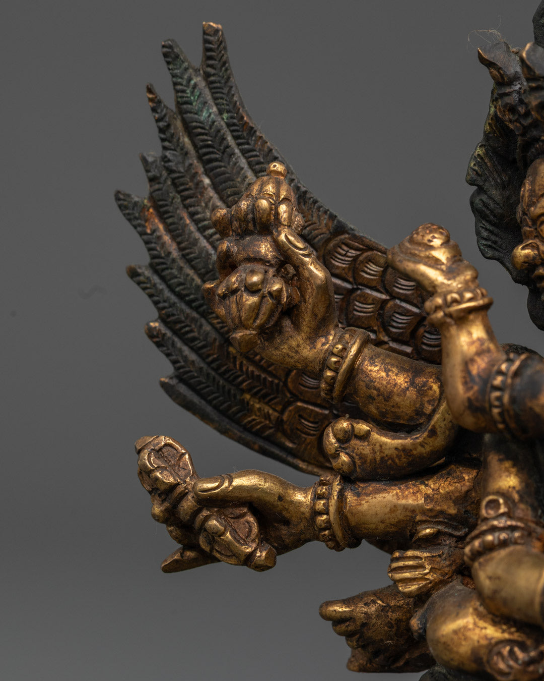 Vajrakilaya Yidam Statue | Buddhist Wrathful Deity