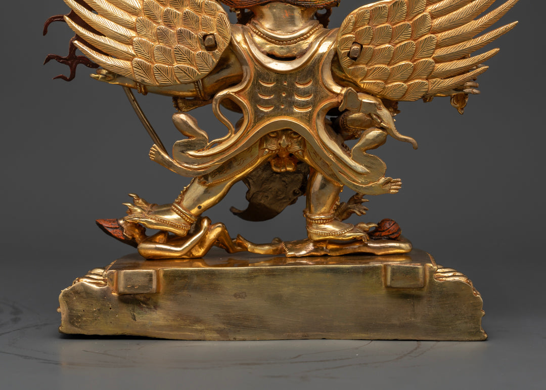 Vajrakilaya Statue with Consort: Sacred Buddhist Art for Protection