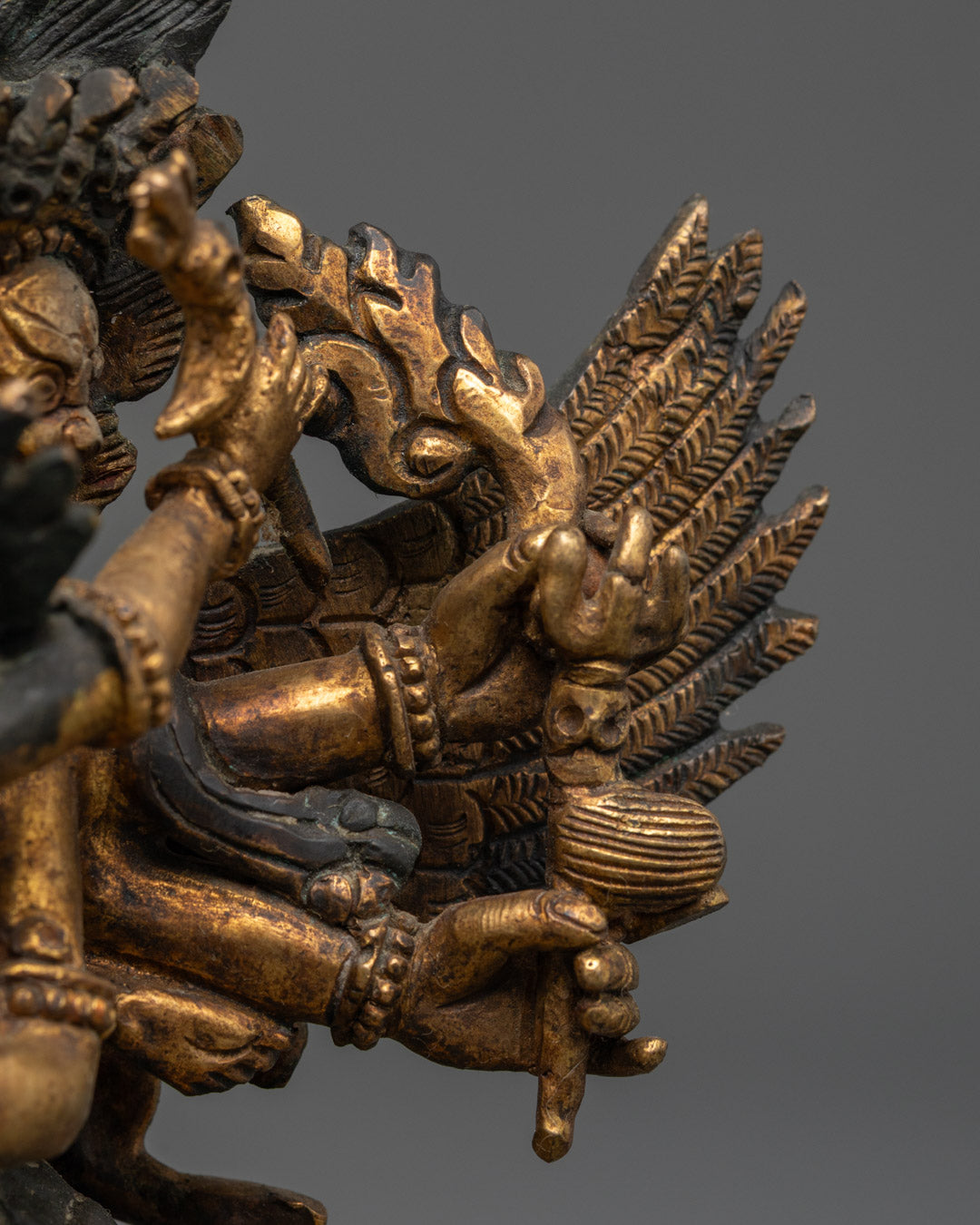 Vajrakilaya Yidam Statue | Buddhist Wrathful Deity