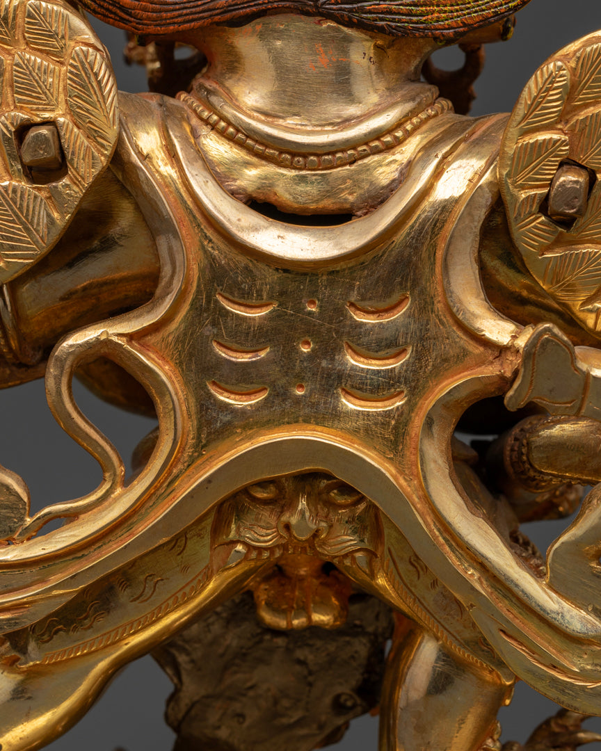 Vajrakilaya Statue with Consort: Sacred Buddhist Art for Protection